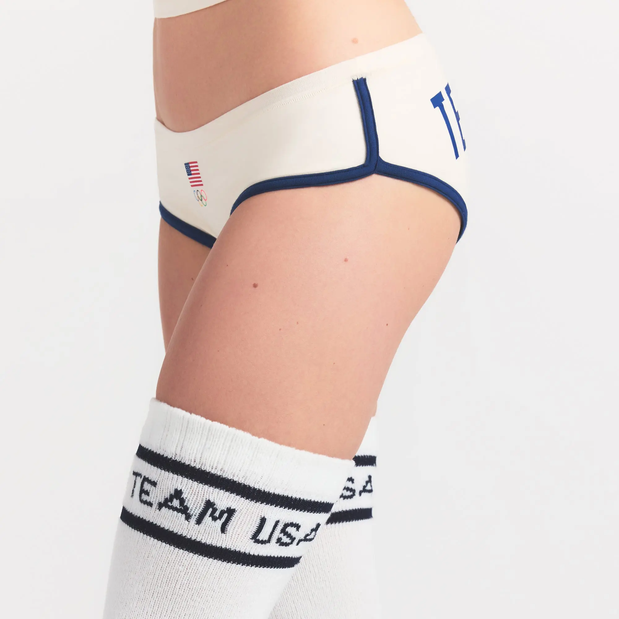 Cotton Jersey Olympic Dolphin Boy Short - Image 3