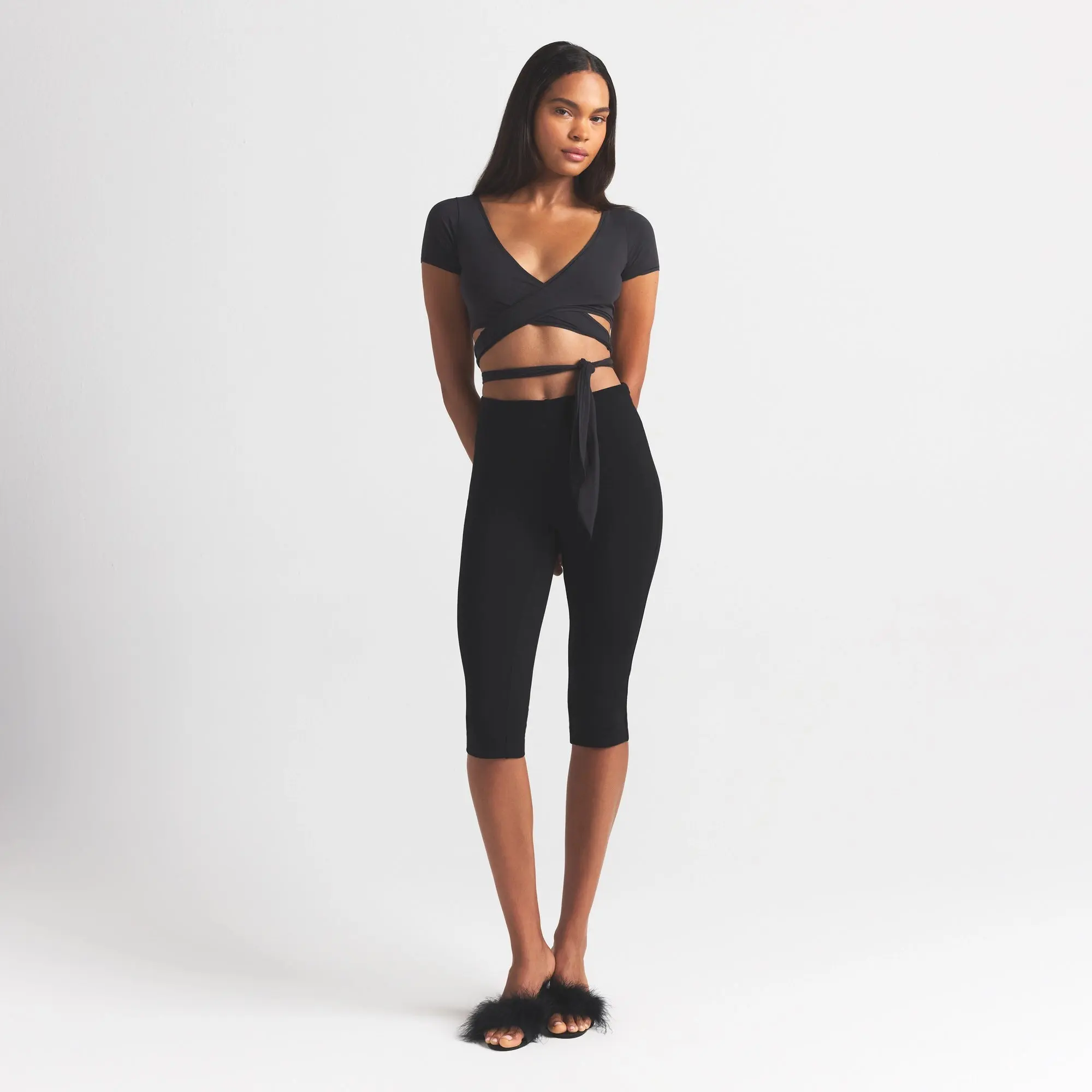 Wrap Super Cropped T-Shirt
