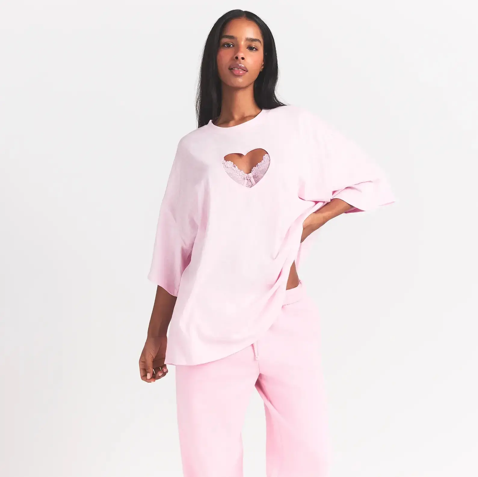 Heart Oversized T-Shirt - Image 2