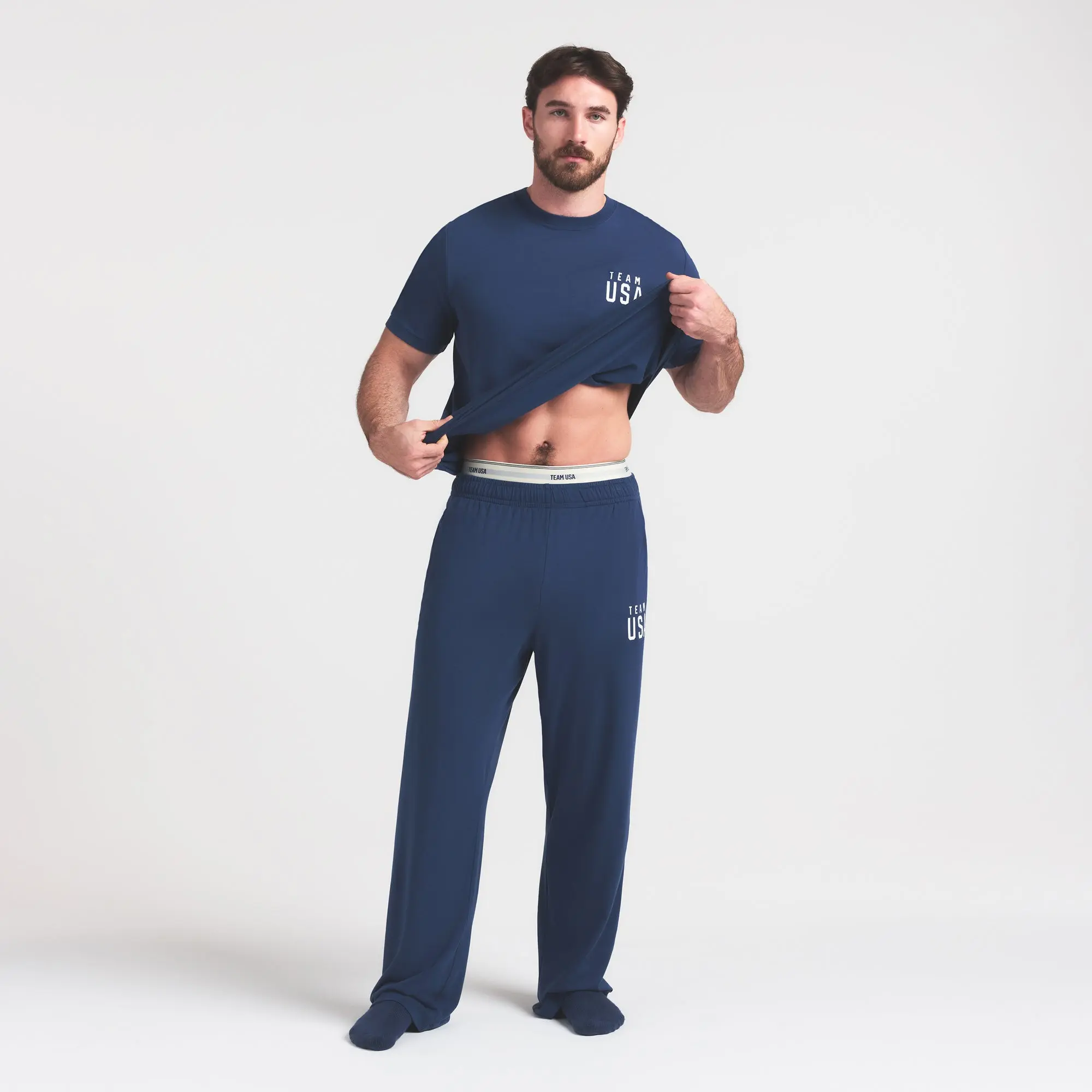 Jersey Sleep Mens Olympic Pant - Image 3