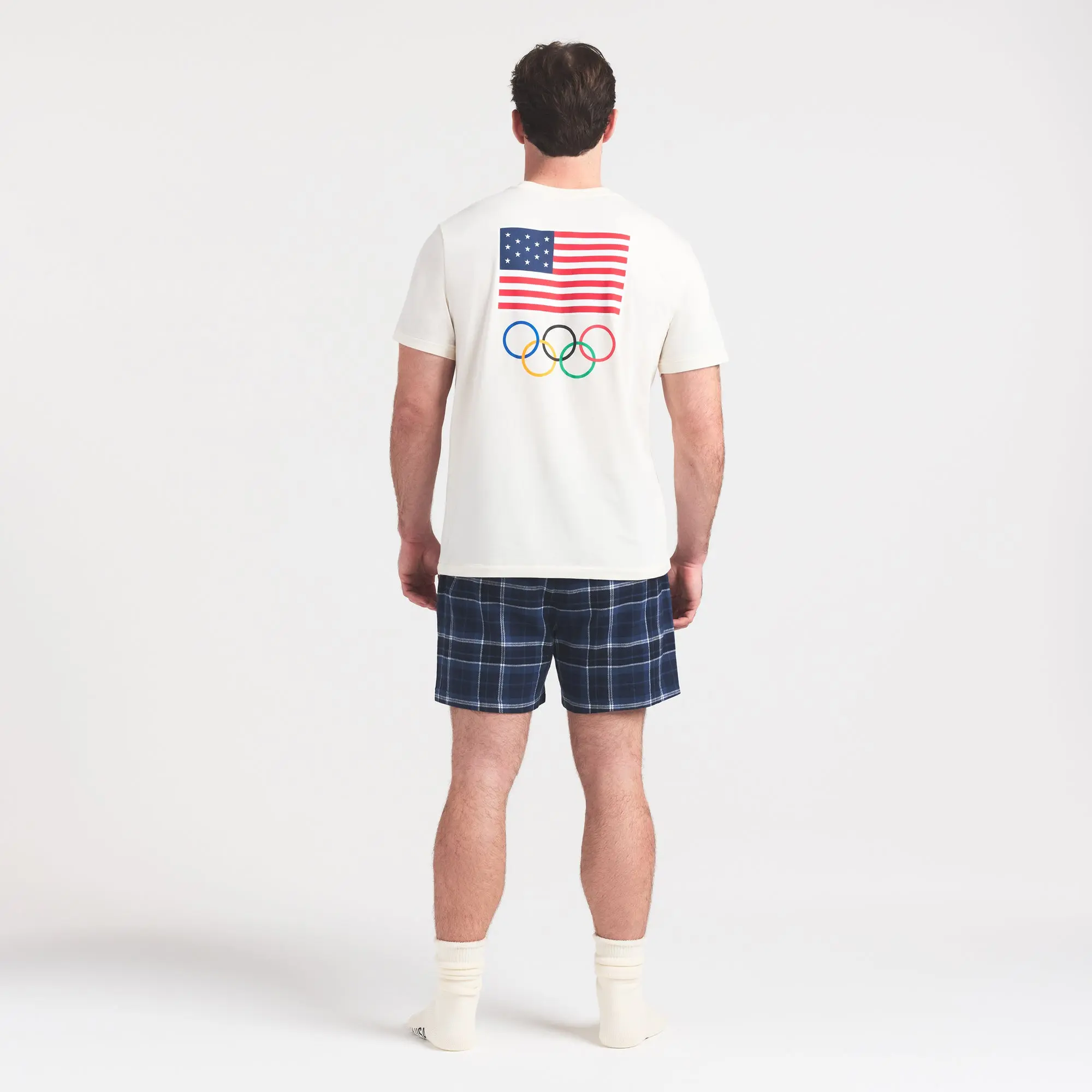 Jersey Sleep Mens Olympic T-Shirt - Image 4
