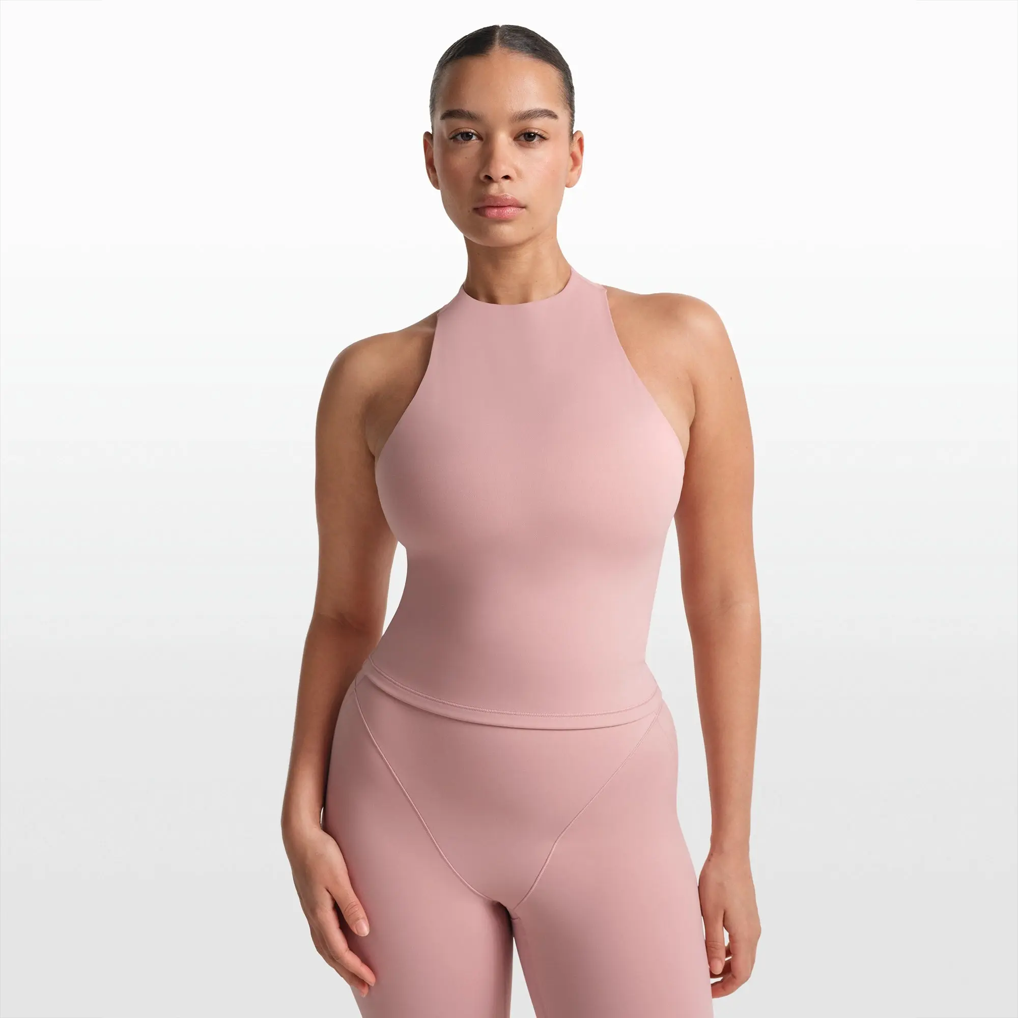 Mock Neck Racer Tank - Image 2