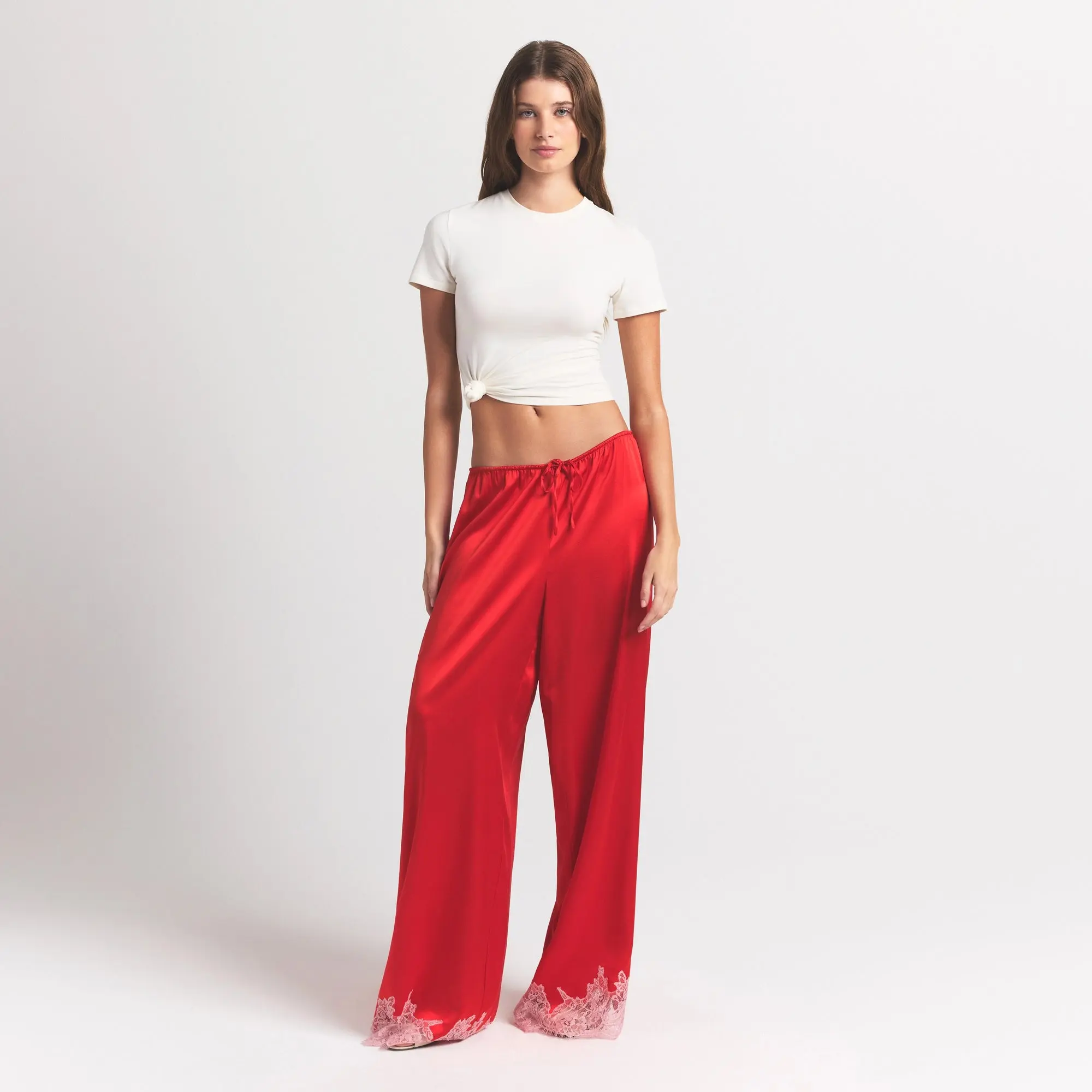 Lace Straight Leg Pant - Image 5