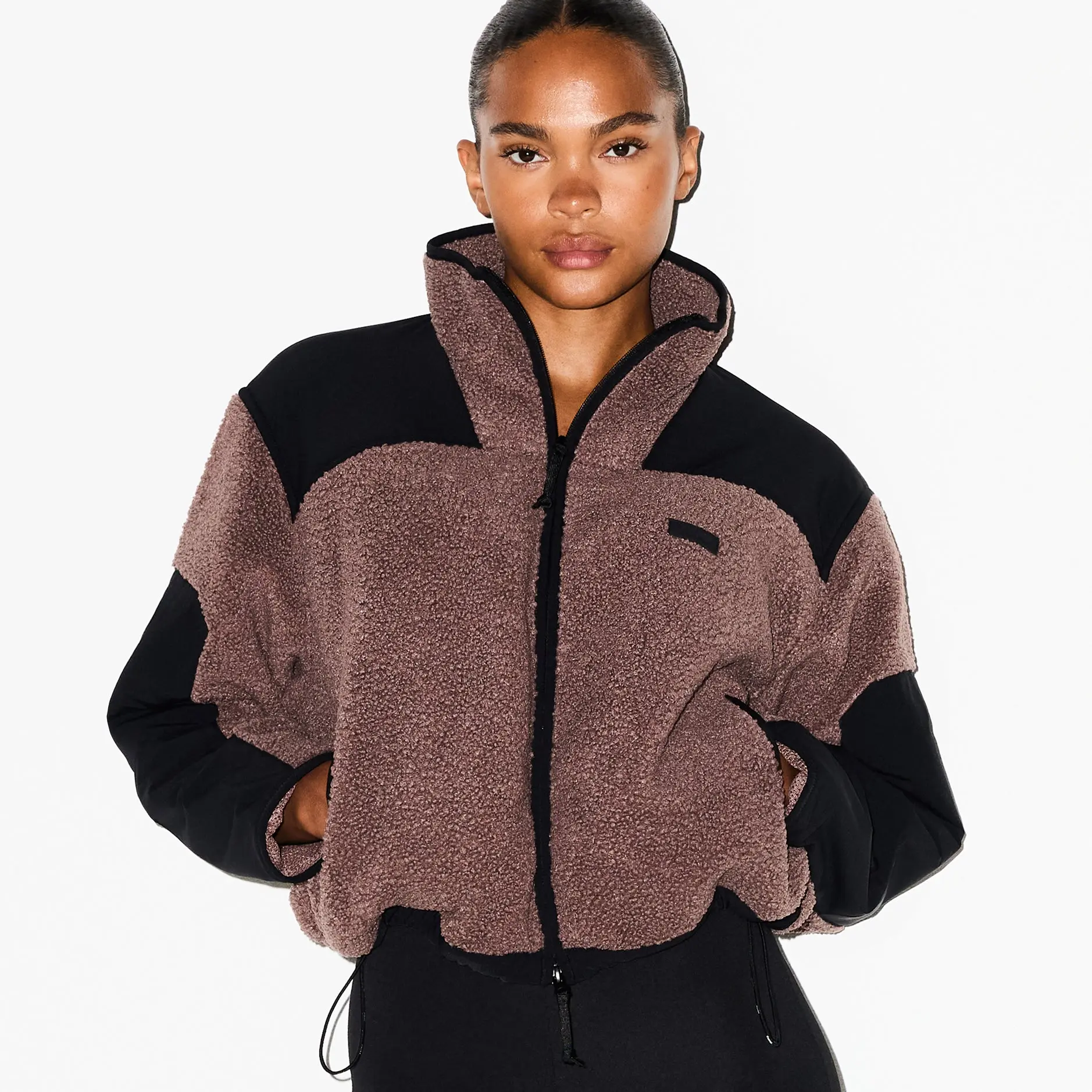 Boxy Zip Up Jacket - Image 2