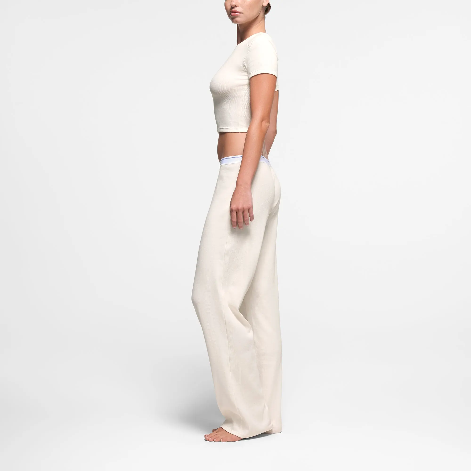 Shoulder Pad Cropped Top - Image 2