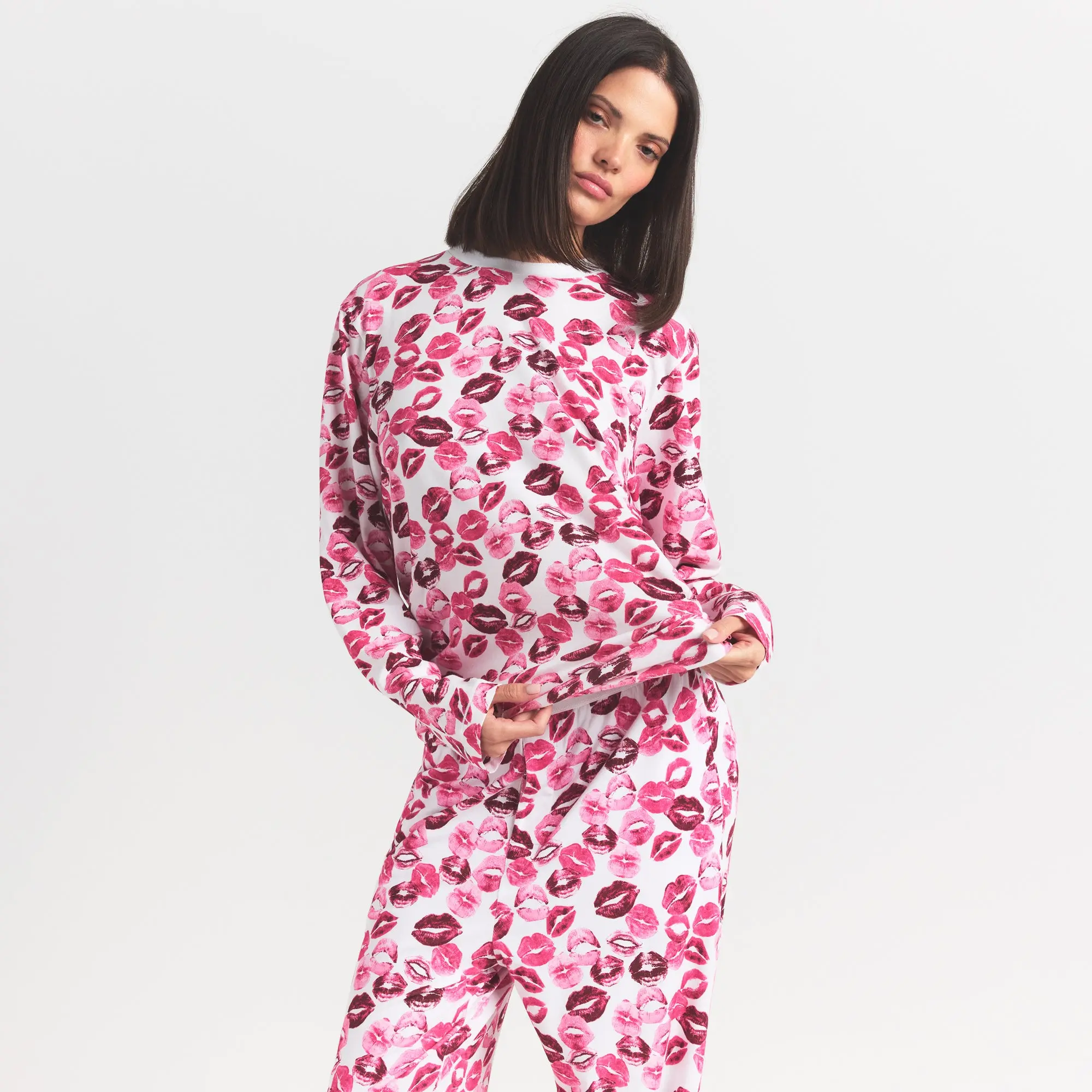 Long Sleeve T-Shirt And Loose Pant Set - Image 2