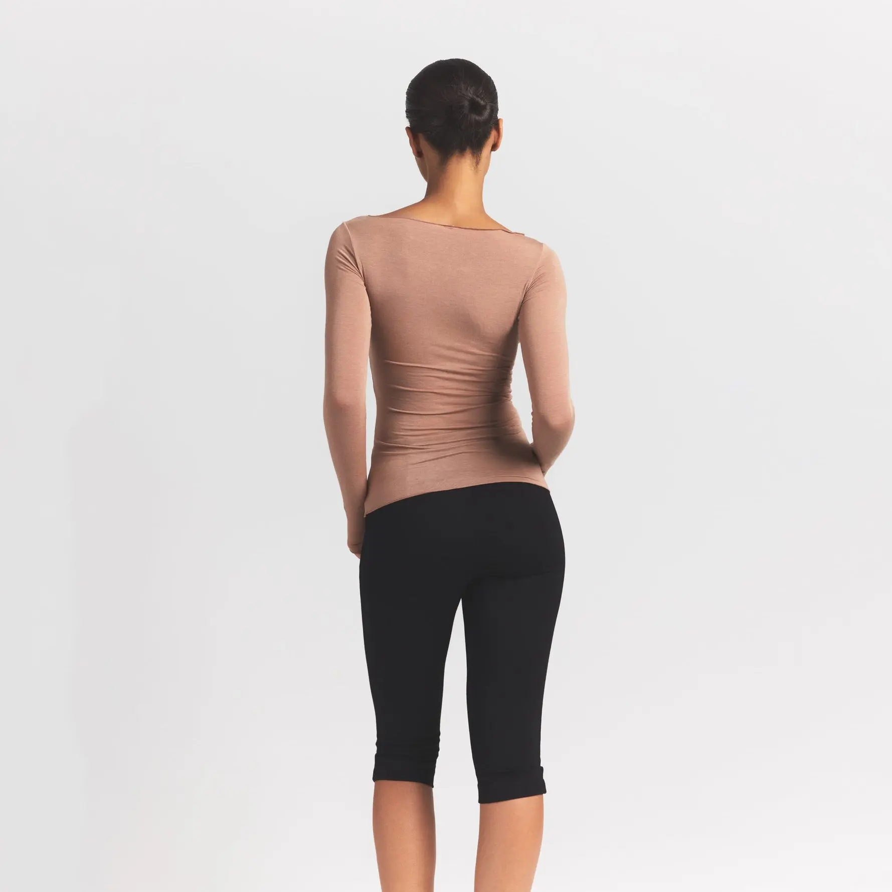 Long Sleeve Boatneck Top - Image 4