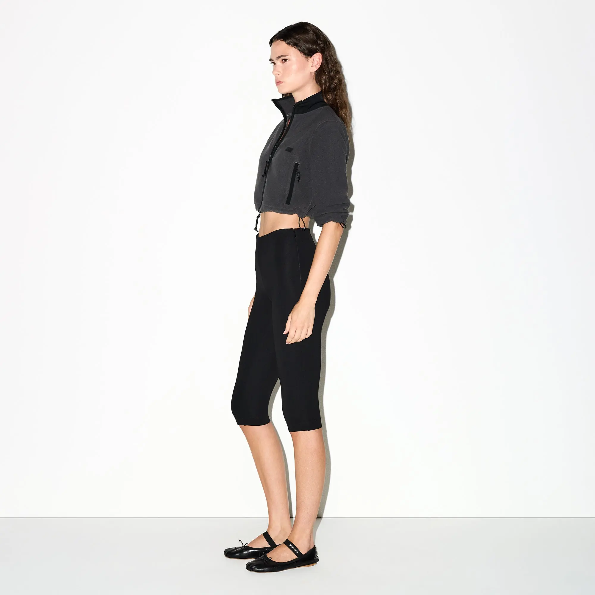 Cropped 3/4 Sleeve Jacket - Image 3