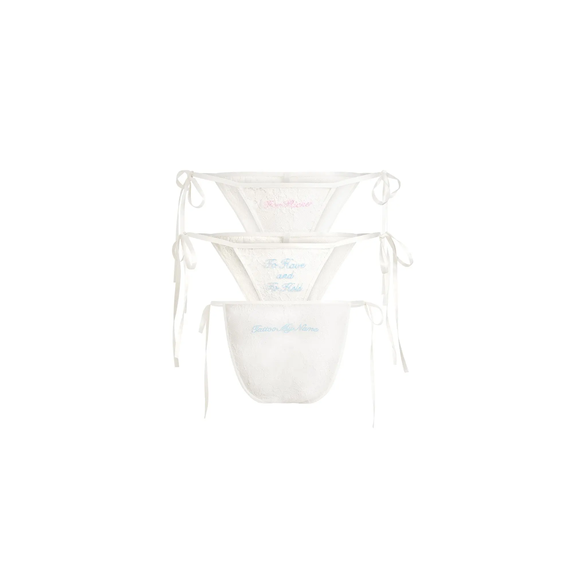Embroidered Bikini 3-Pack - Image 10