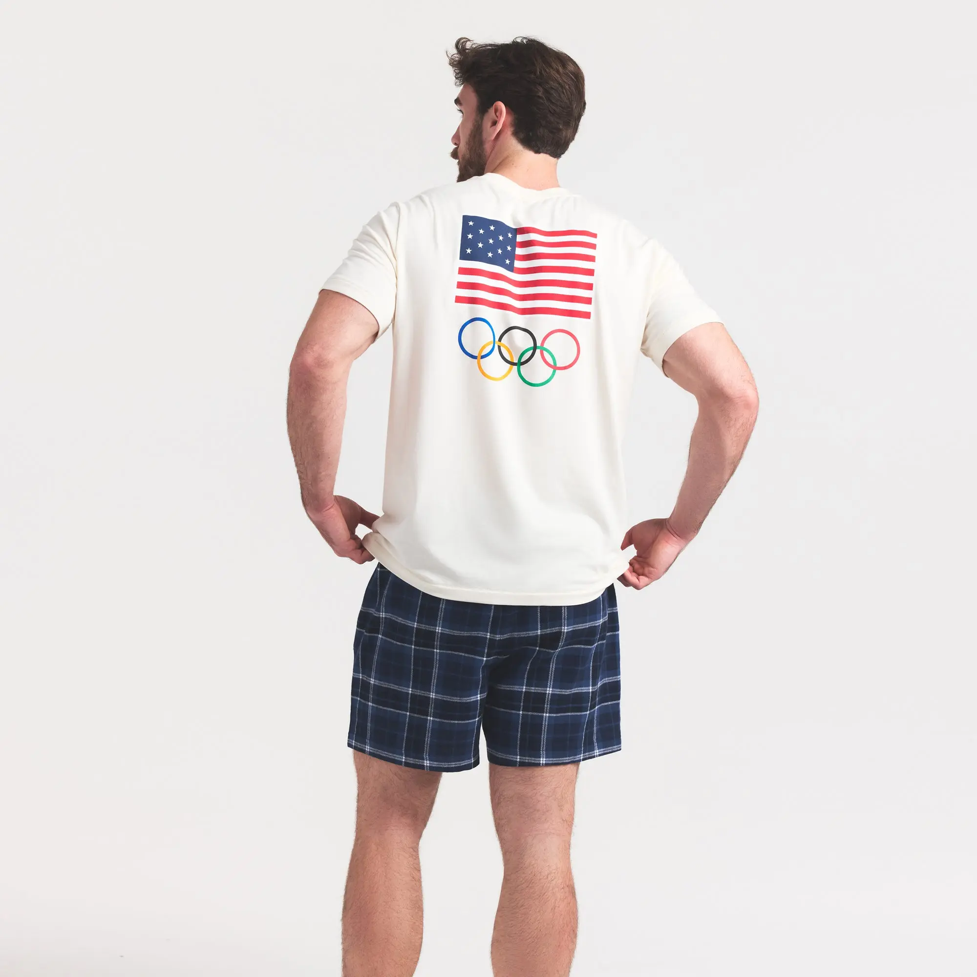 Jersey Sleep Mens Olympic T-Shirt - Image 3