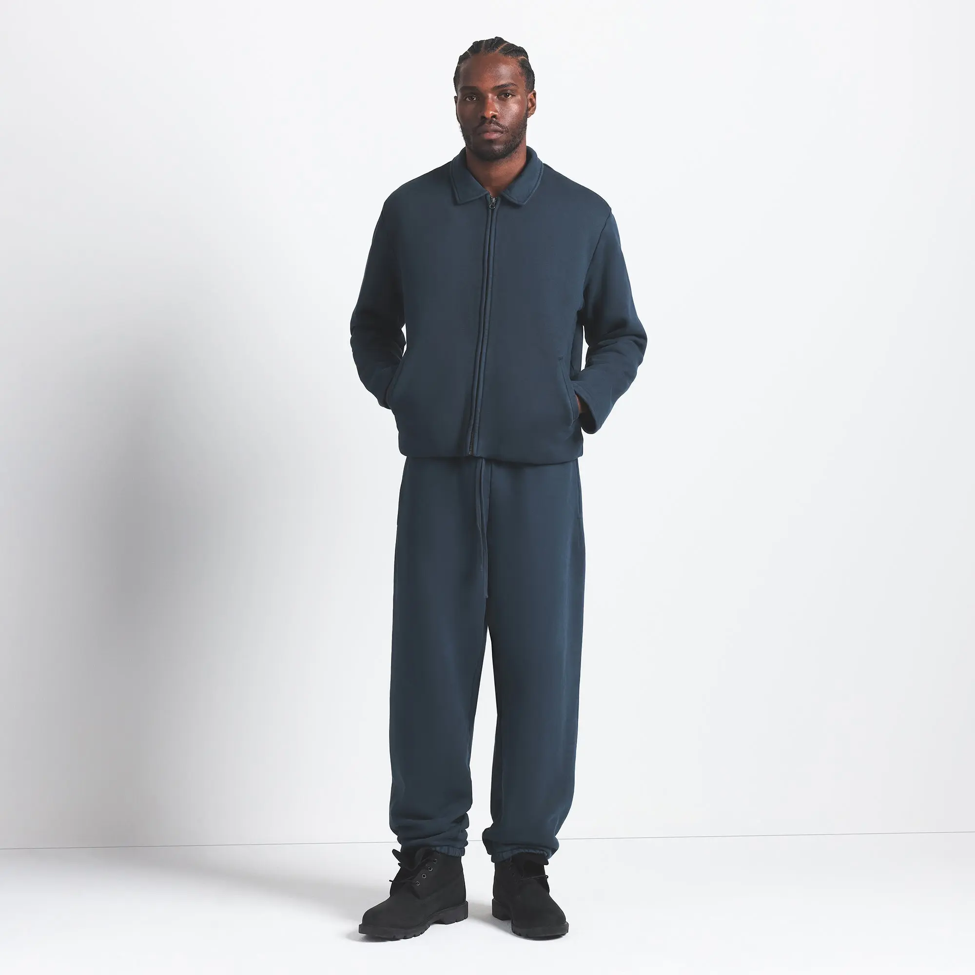 Mens Sherpa-Lined Zip Up Jacket