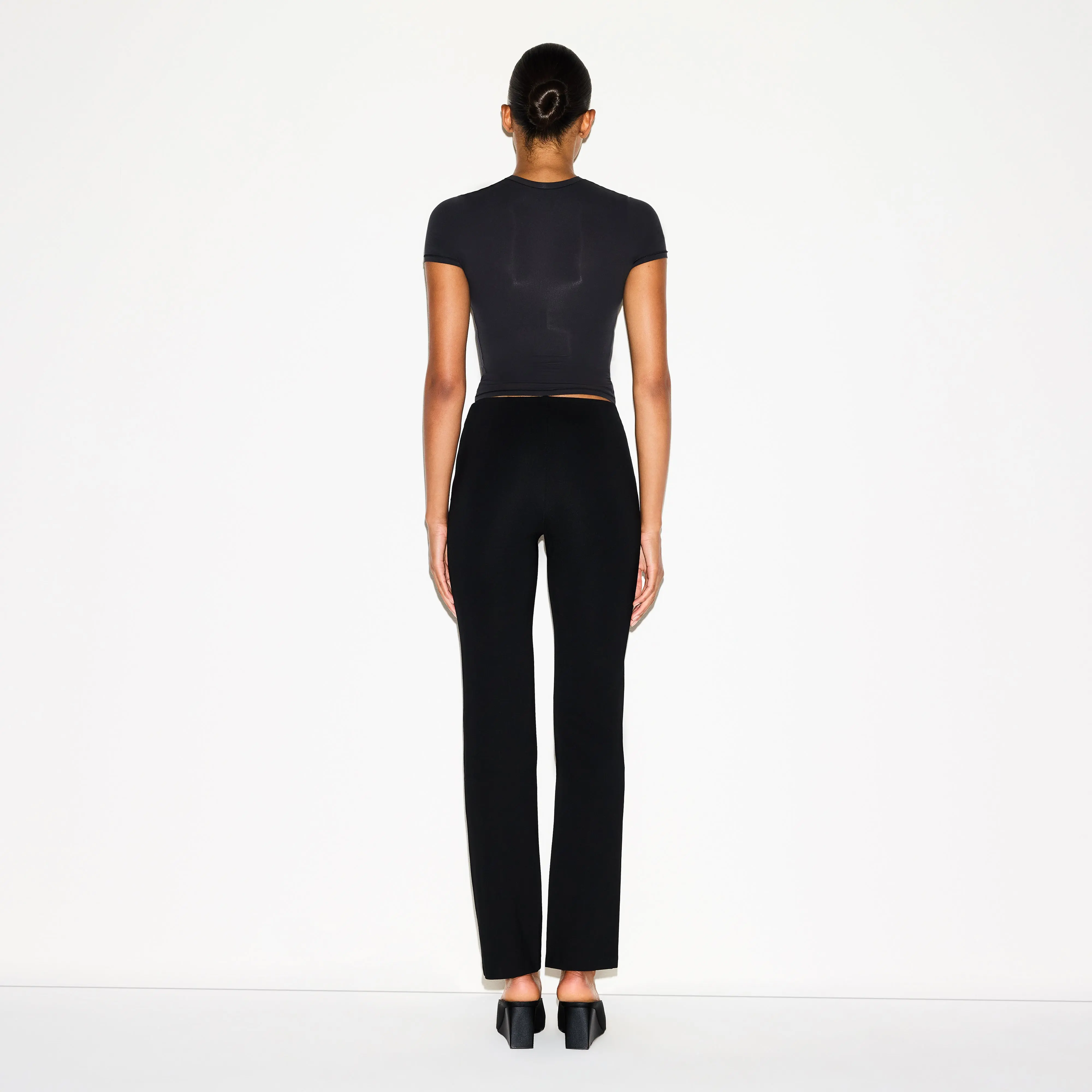 High-Waisted Pintuck Straight Leg Pant - Image 4