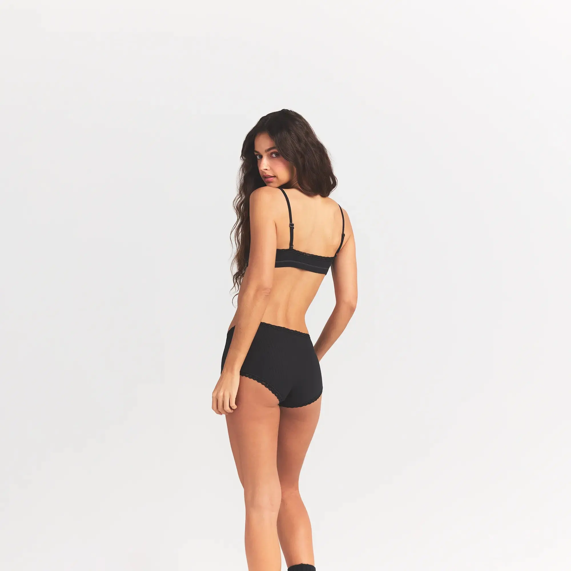 Pointelle Lace Boy Short - Image 3