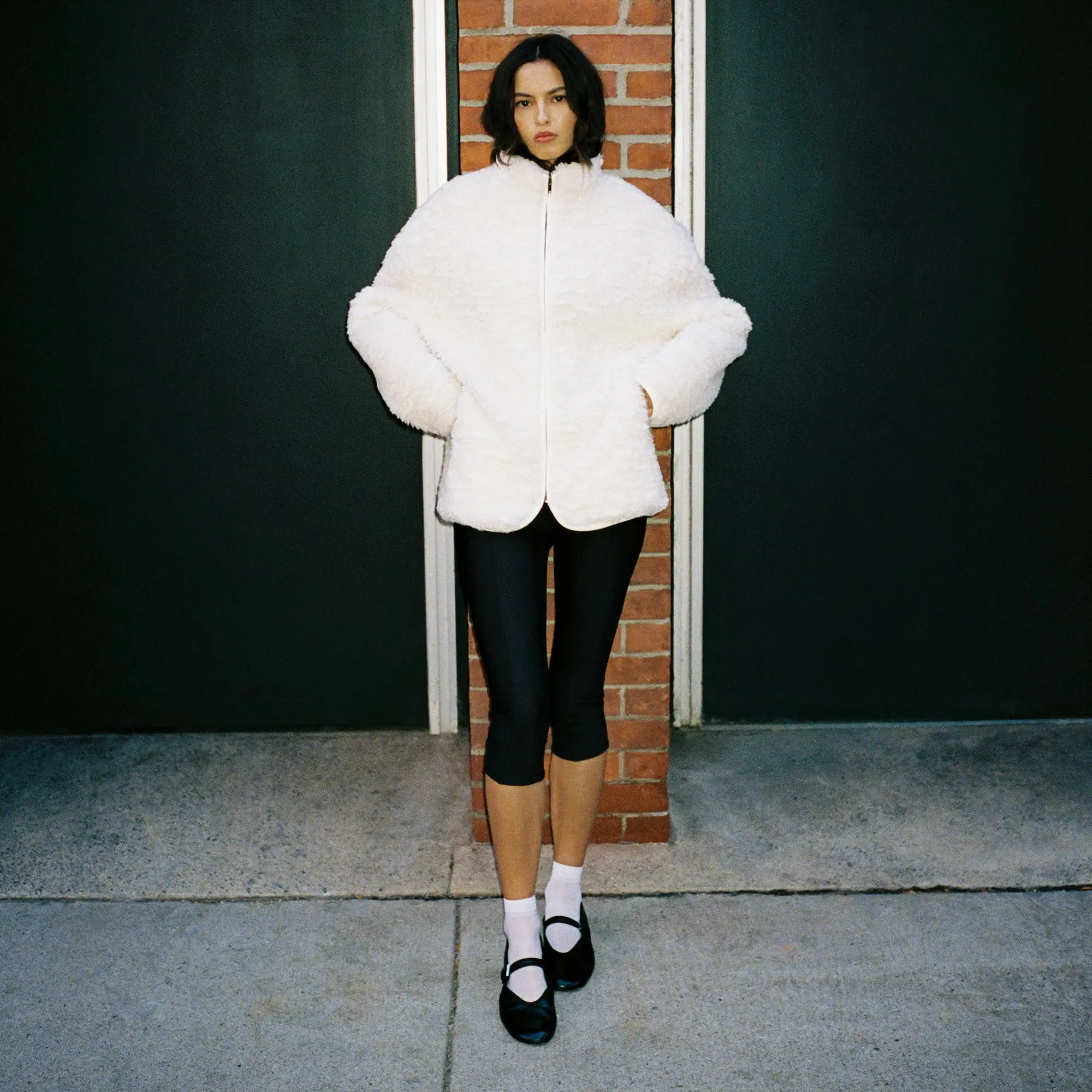 Oversized Mock Neck Jacket - Image 7