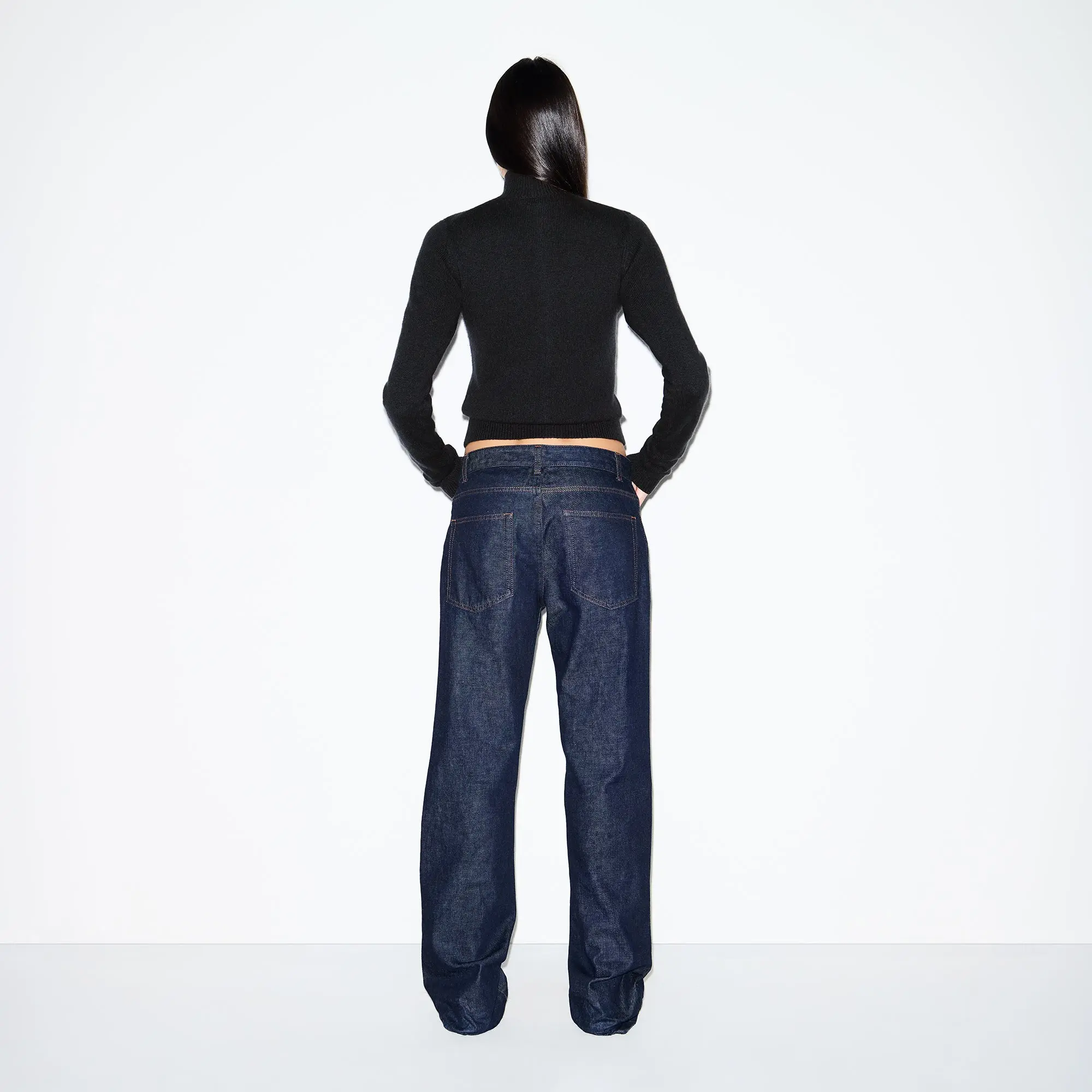 Zip Up Mock Neck Sweater - Image 4
