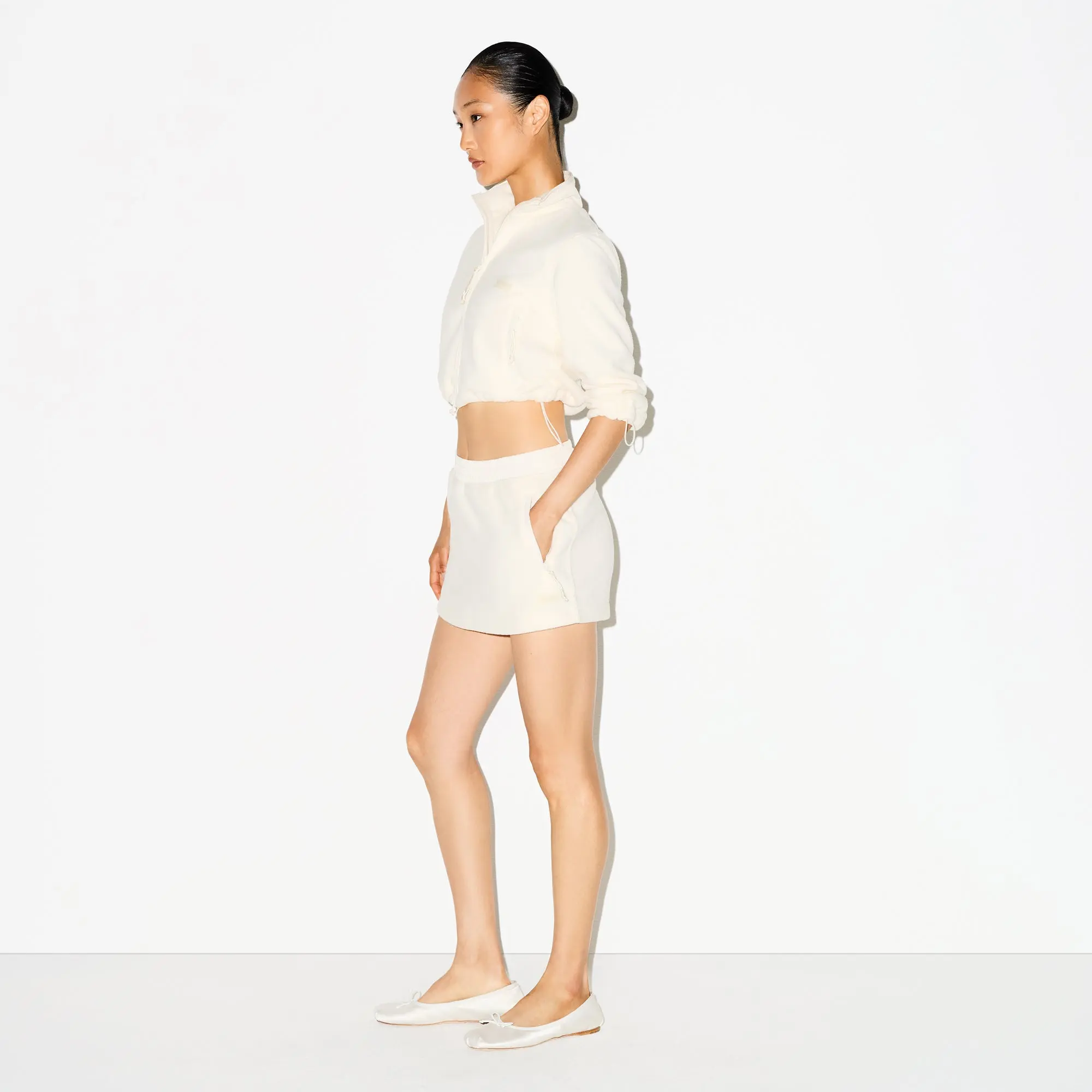 Cropped 3/4 Sleeve Jacket - Image 3