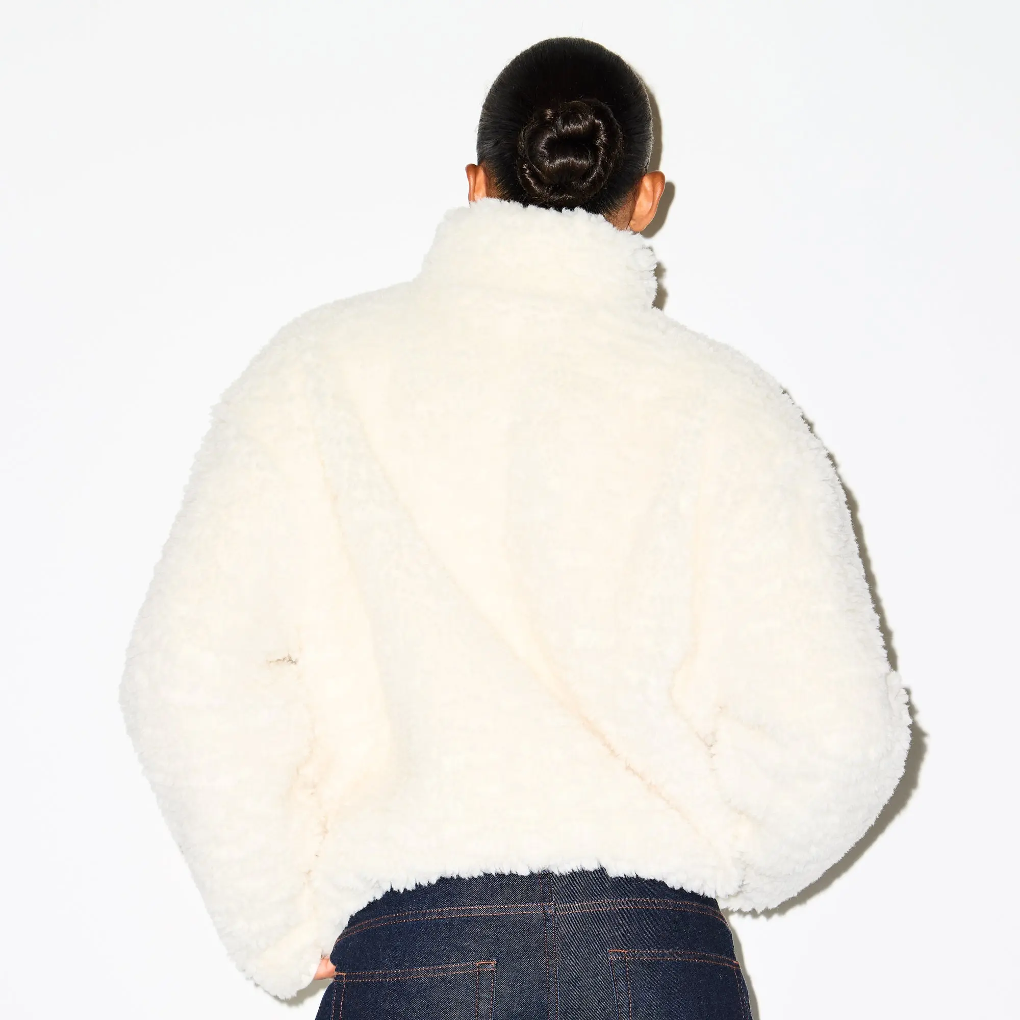 Oversized Mock Neck Jacket - Image 3
