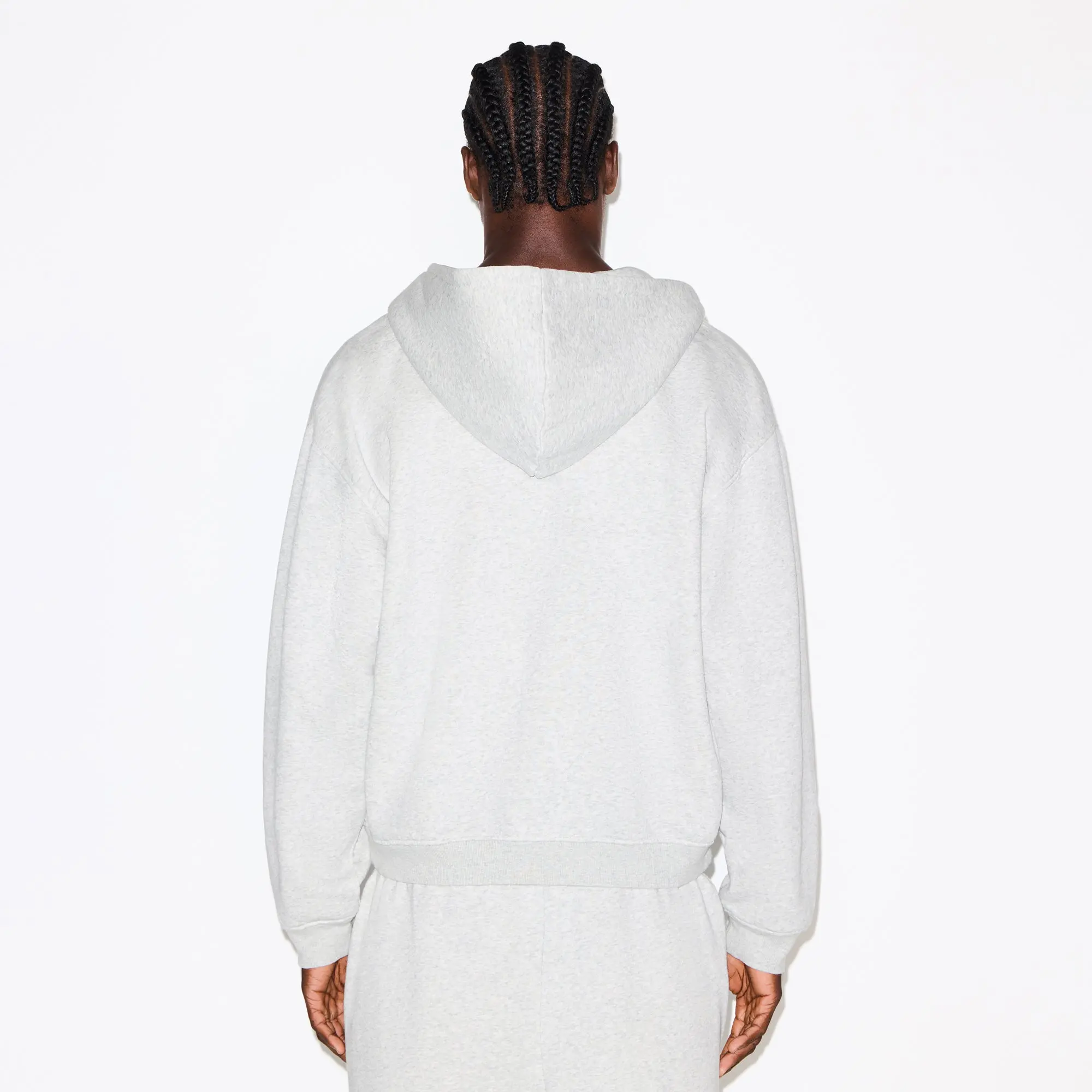 Mens Relaxed Zip Up Hoodie - Image 5