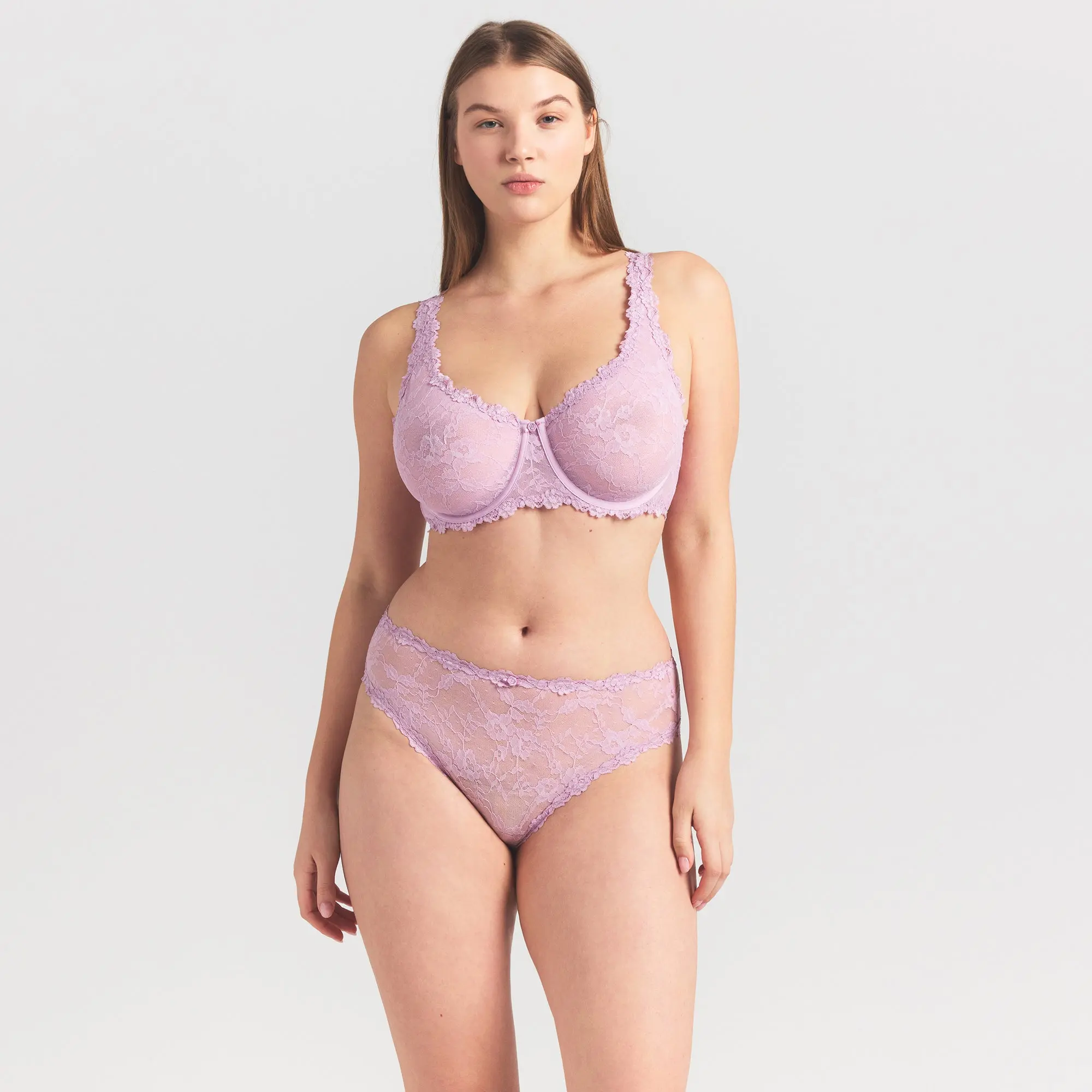 Unlined Full Coverage Bra - Image 2