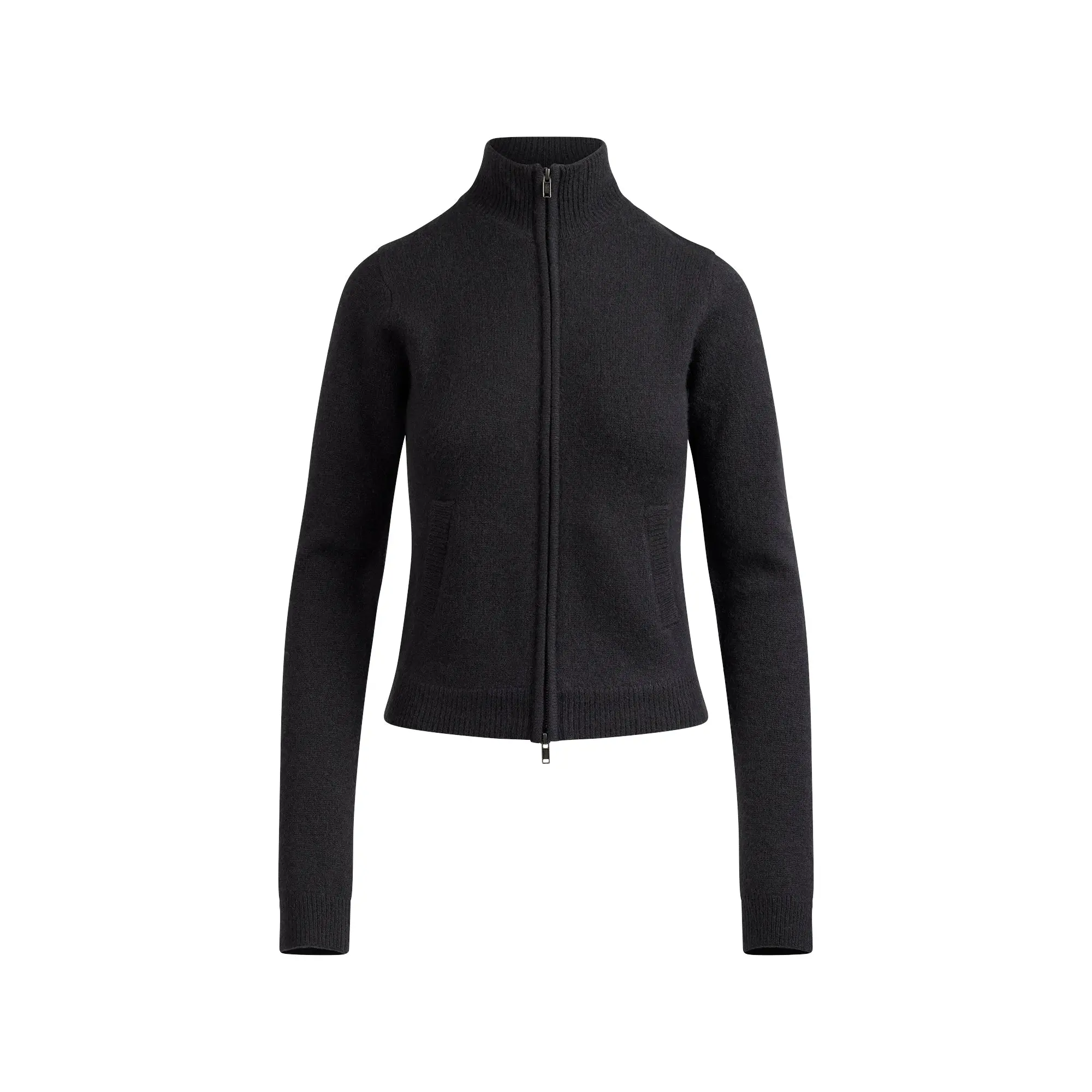 Zip Up Mock Neck Sweater - Image 6