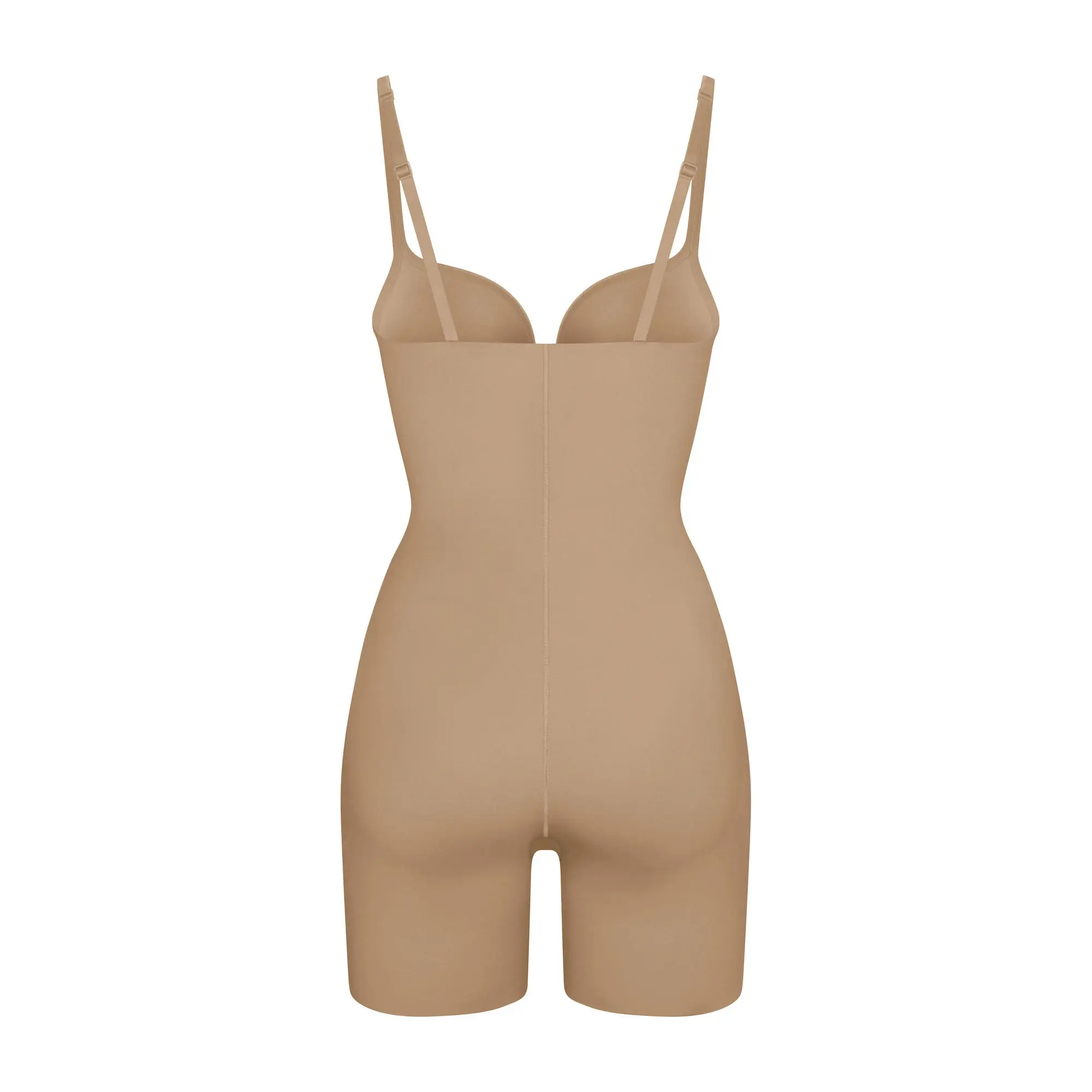 Push-Up Butt Enhancing Padded Mid Thigh Bodysuit - Image 10
