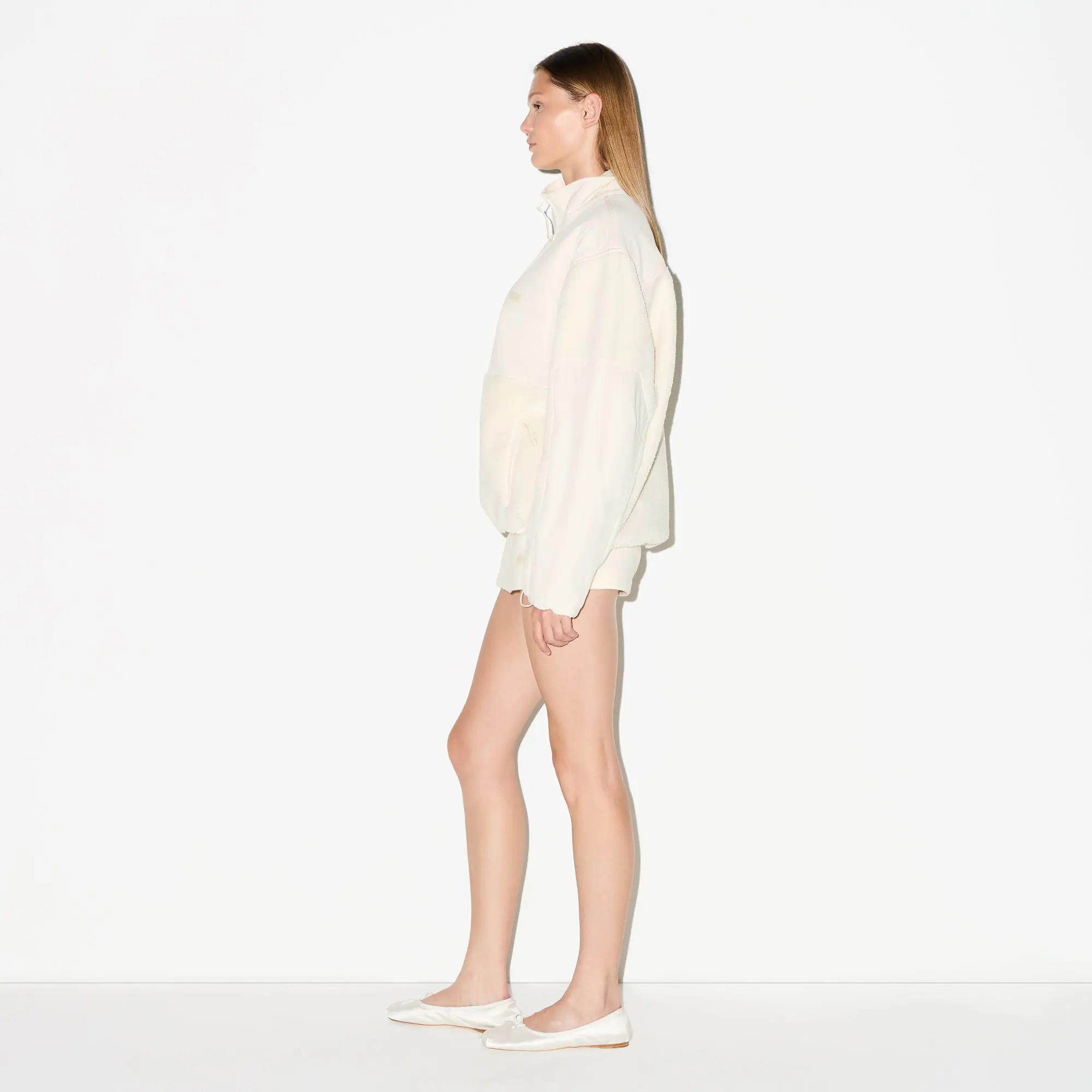 Oversized Half Zip Up Pullover - Image 7