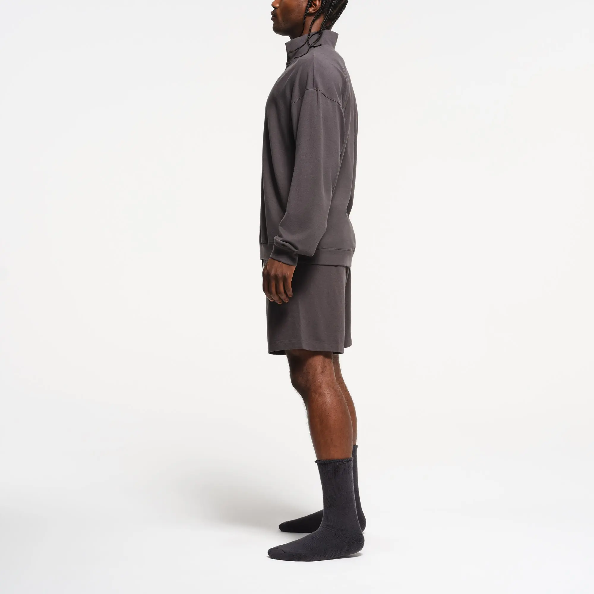 Mens Relaxed Quarter Zip Pullover - Image 2