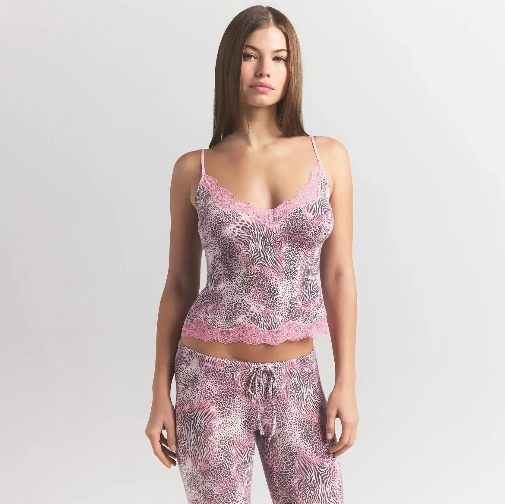 Lace Cami And Pant Set - Image 2