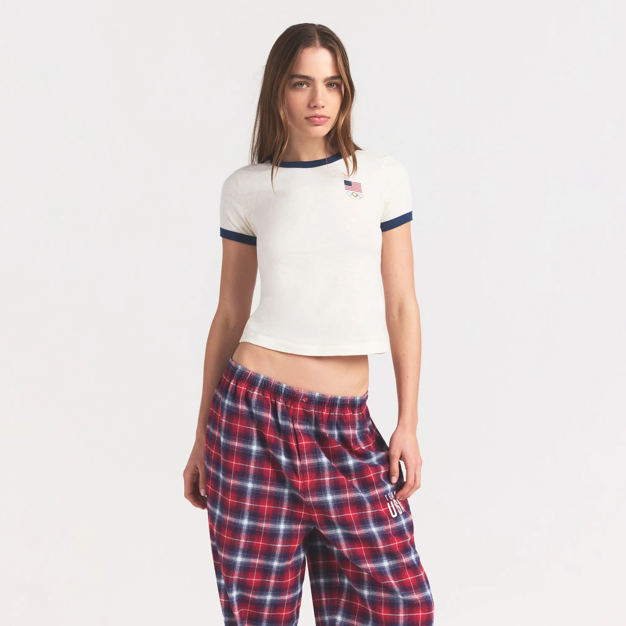Worn In Jersey Olympic Shrunken T-Shirt - Image 4