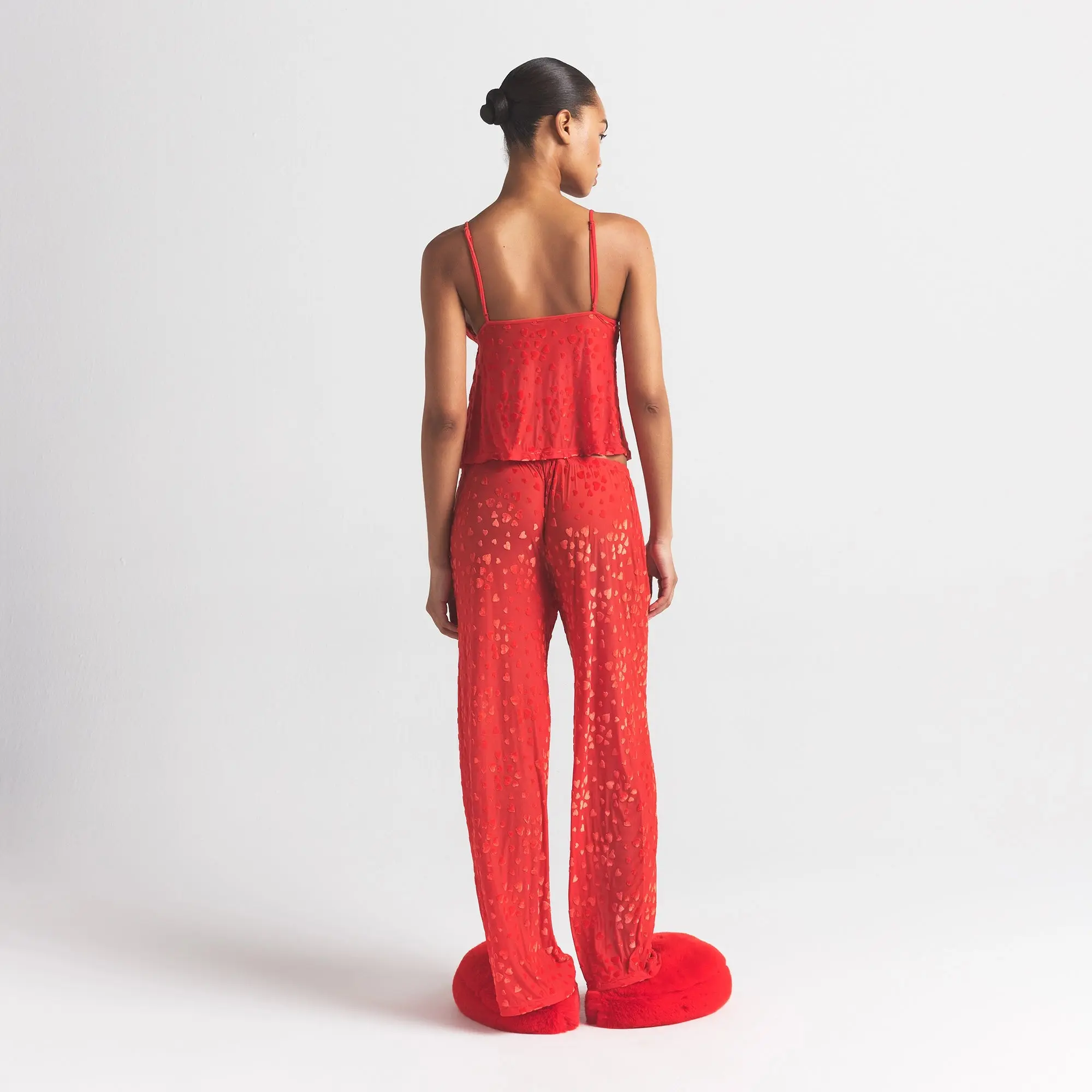 Sheer Velvet Cami And Pant Set - Image 5