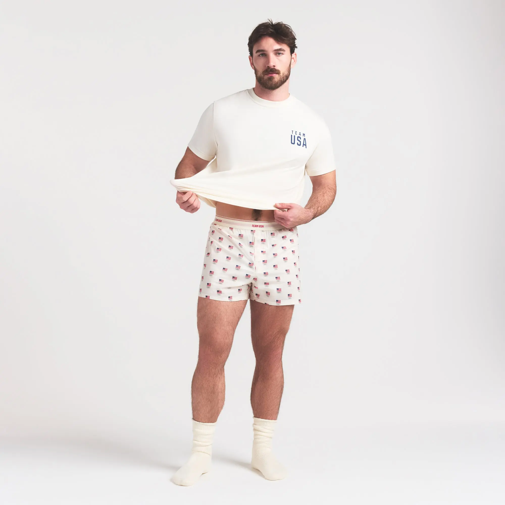 Cotton Poplin Mens Olympic Boxer - Image 5