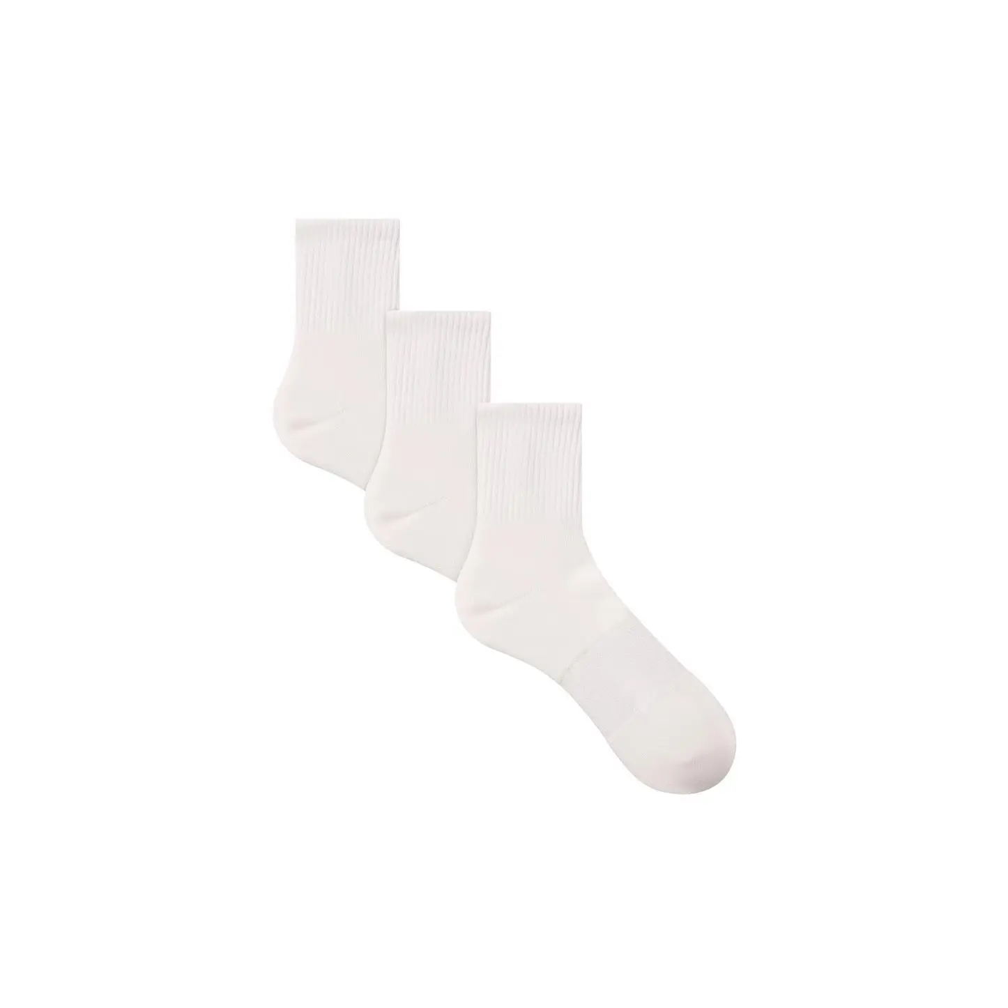 Mens 3/4 Crew Sock 3-Pack