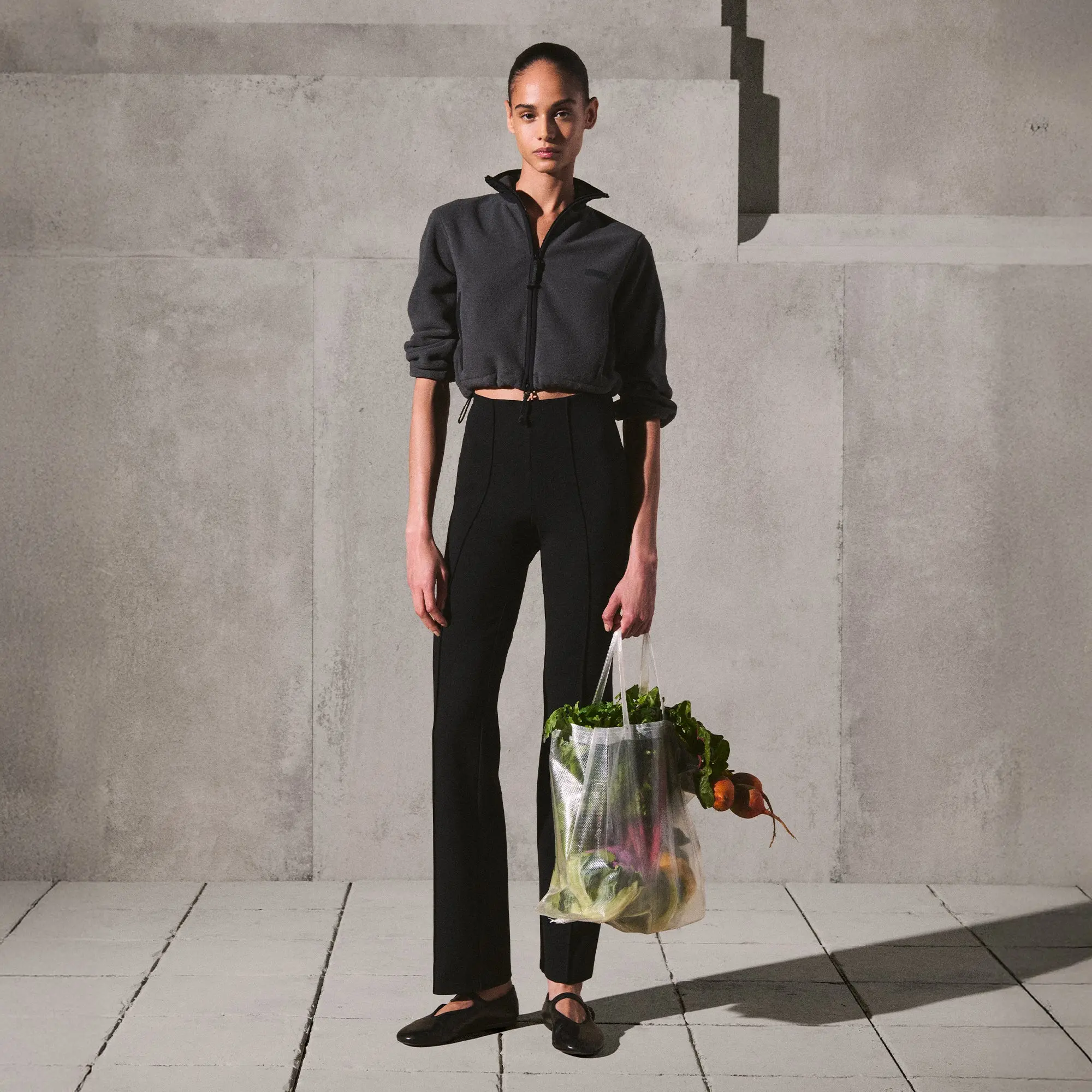Cropped 3/4 Sleeve Jacket - Image 5