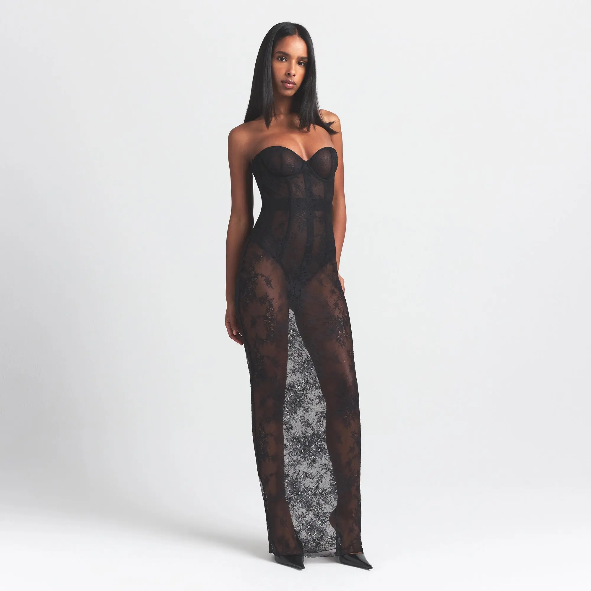 Strapless Corset Long Dress - Image 2
