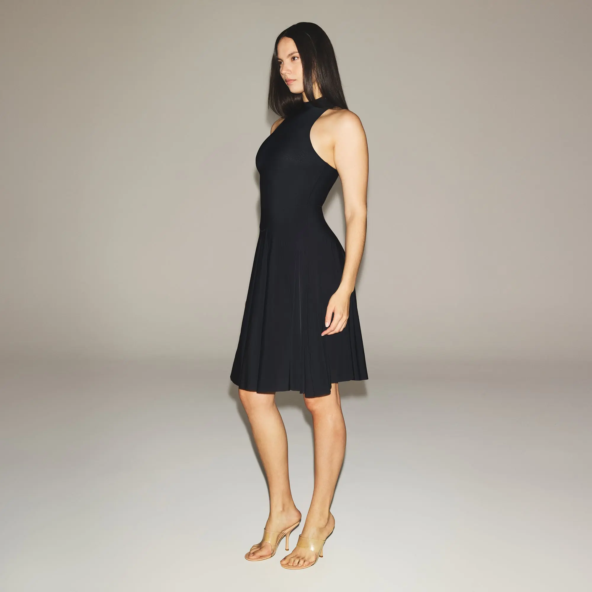 High Neck Midi Dress - Image 2