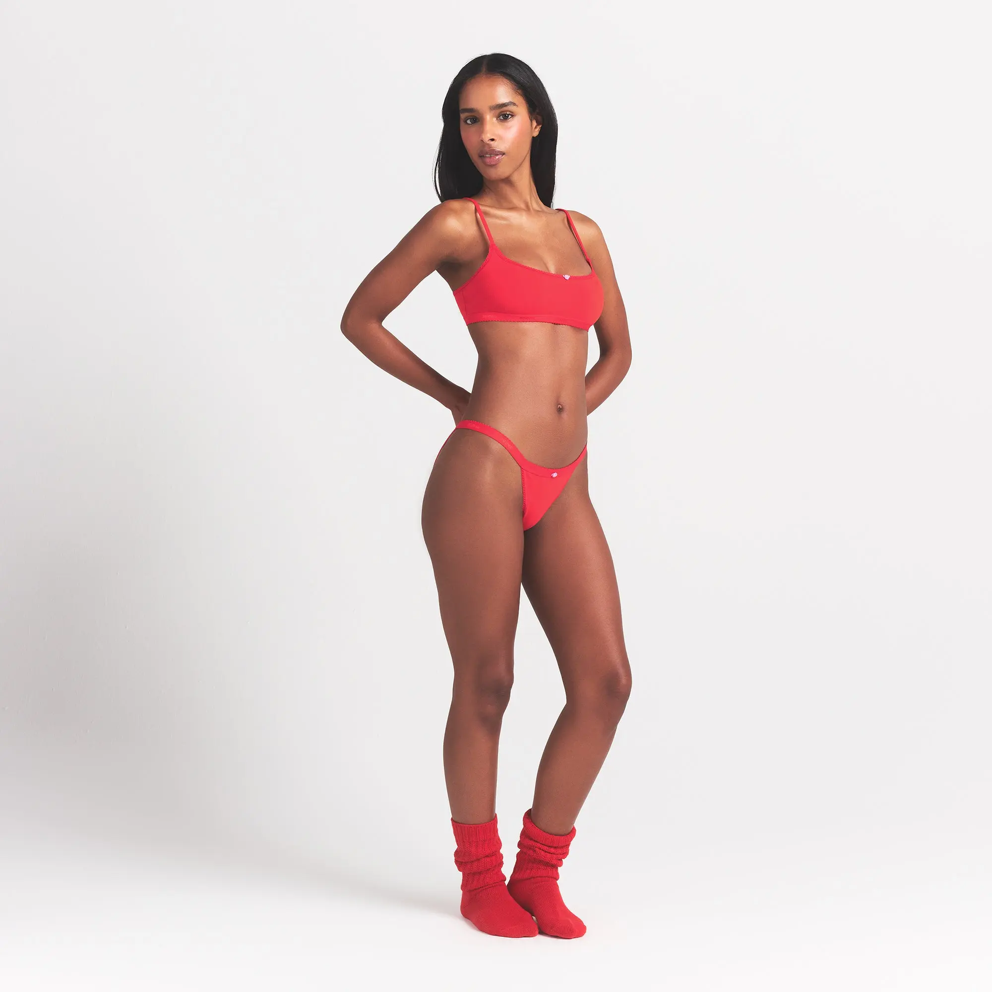 Logo Picot String Bikini