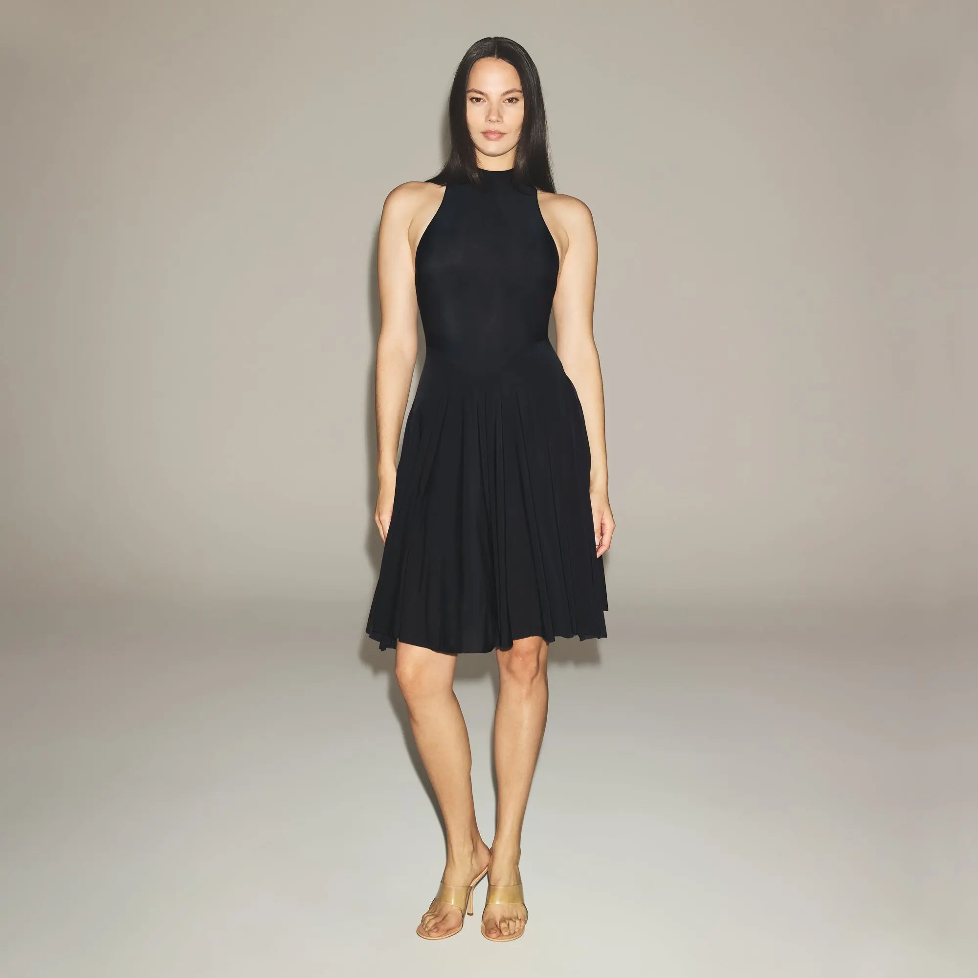 High Neck Midi Dress - Image 4