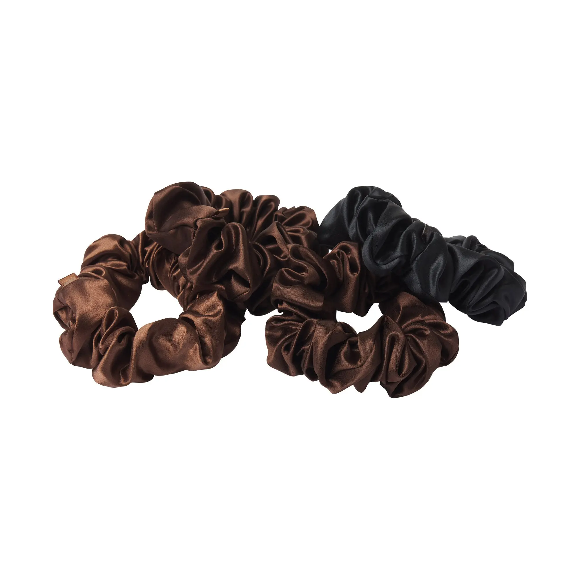 Pure Silk Large Scrunchies 4-Pack - Image 4