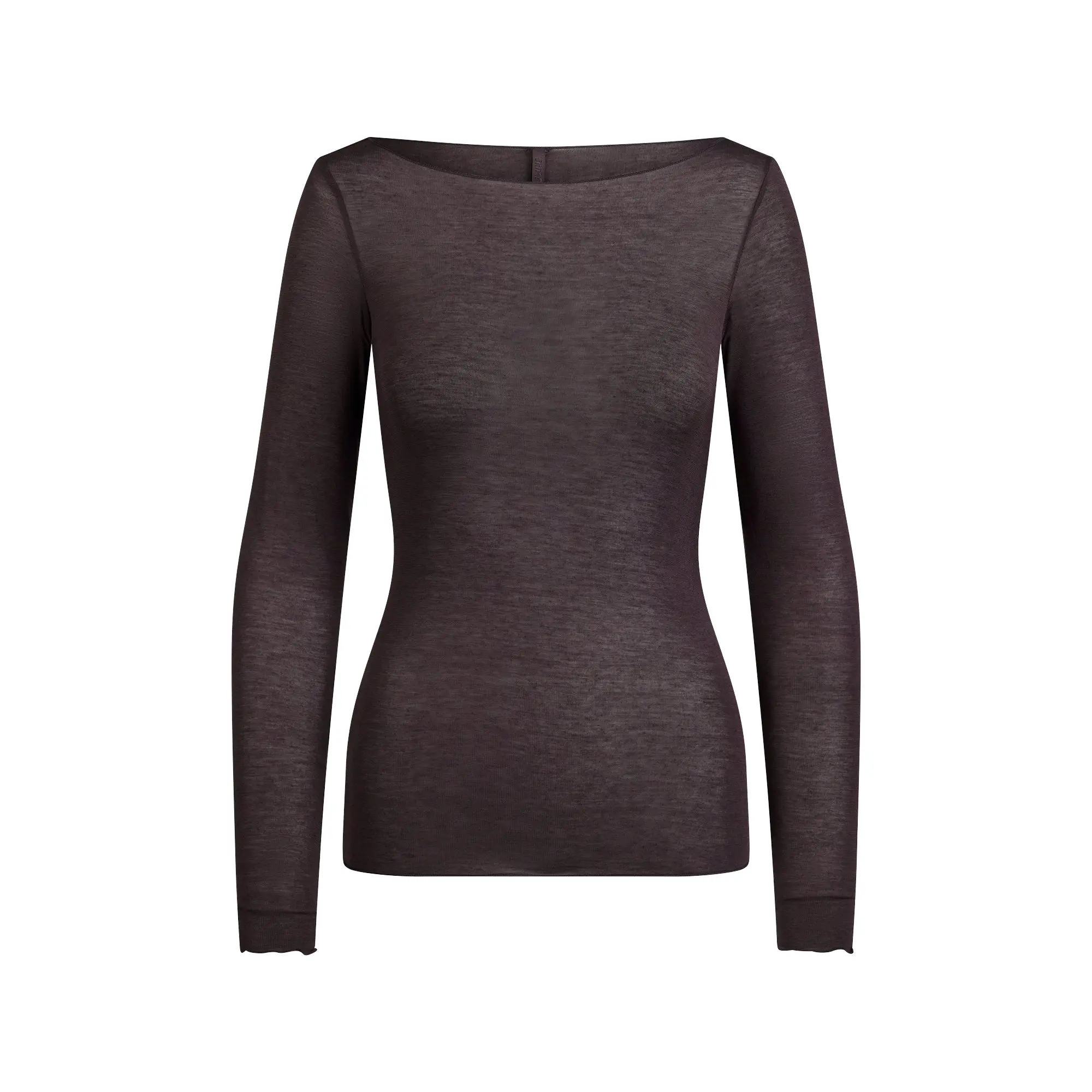 Long Sleeve Boatneck Top - Image 5