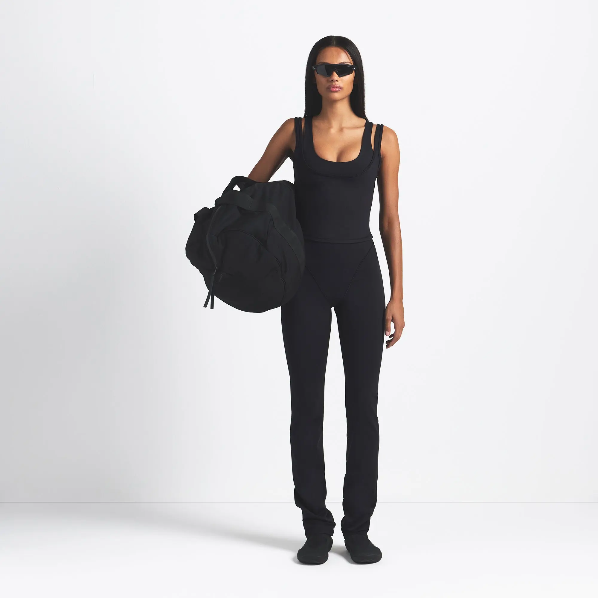 Double Strap Scoop Tank