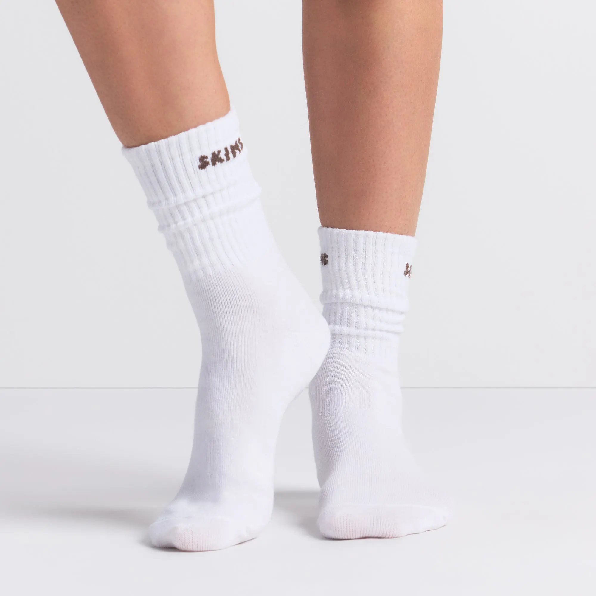 Ribbed Crew Logo Sock 3-Pack