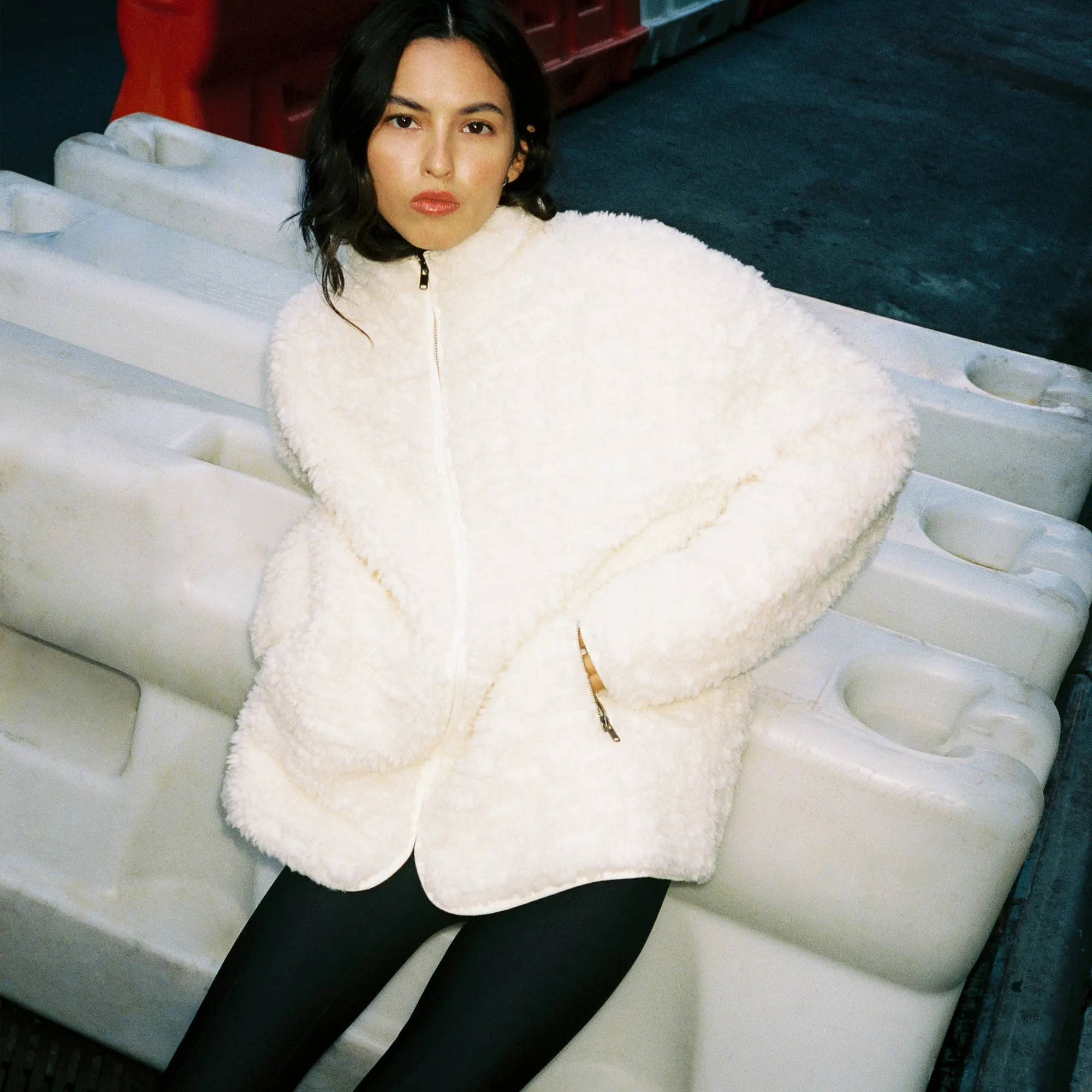 Oversized Mock Neck Jacket - Image 8