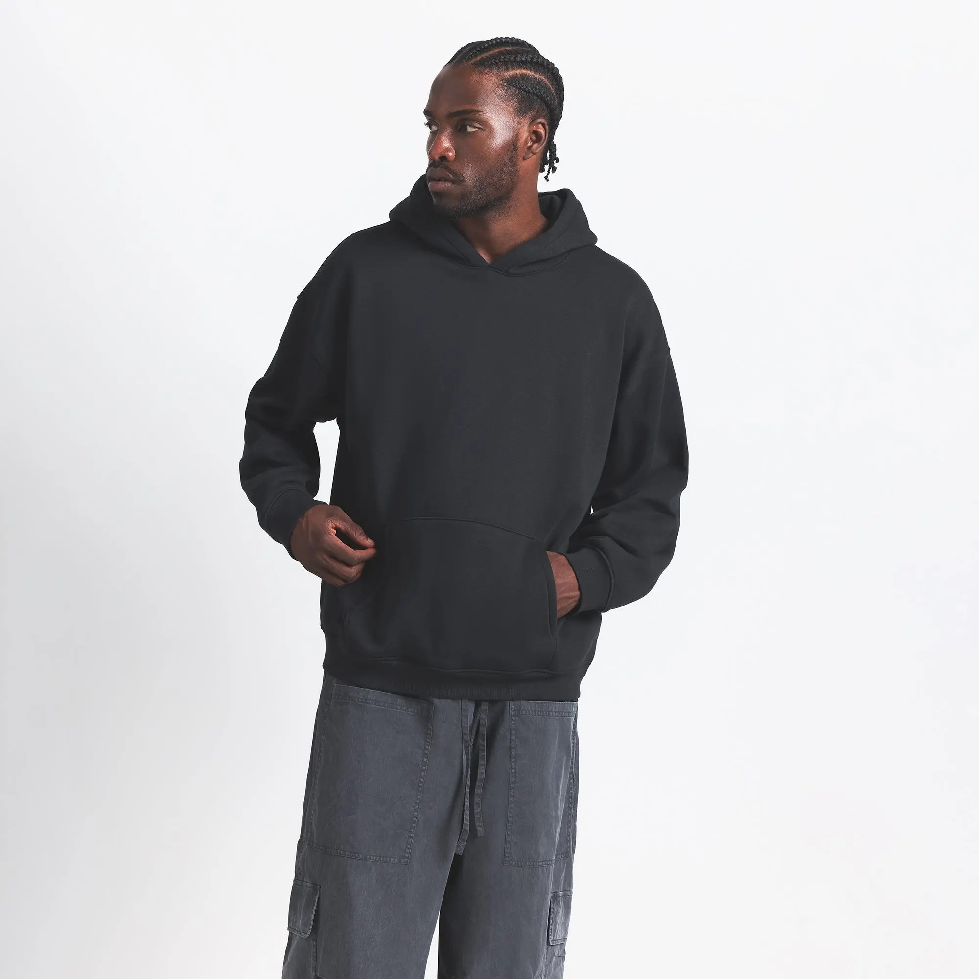 Mens Relaxed Hoodie - Image 2