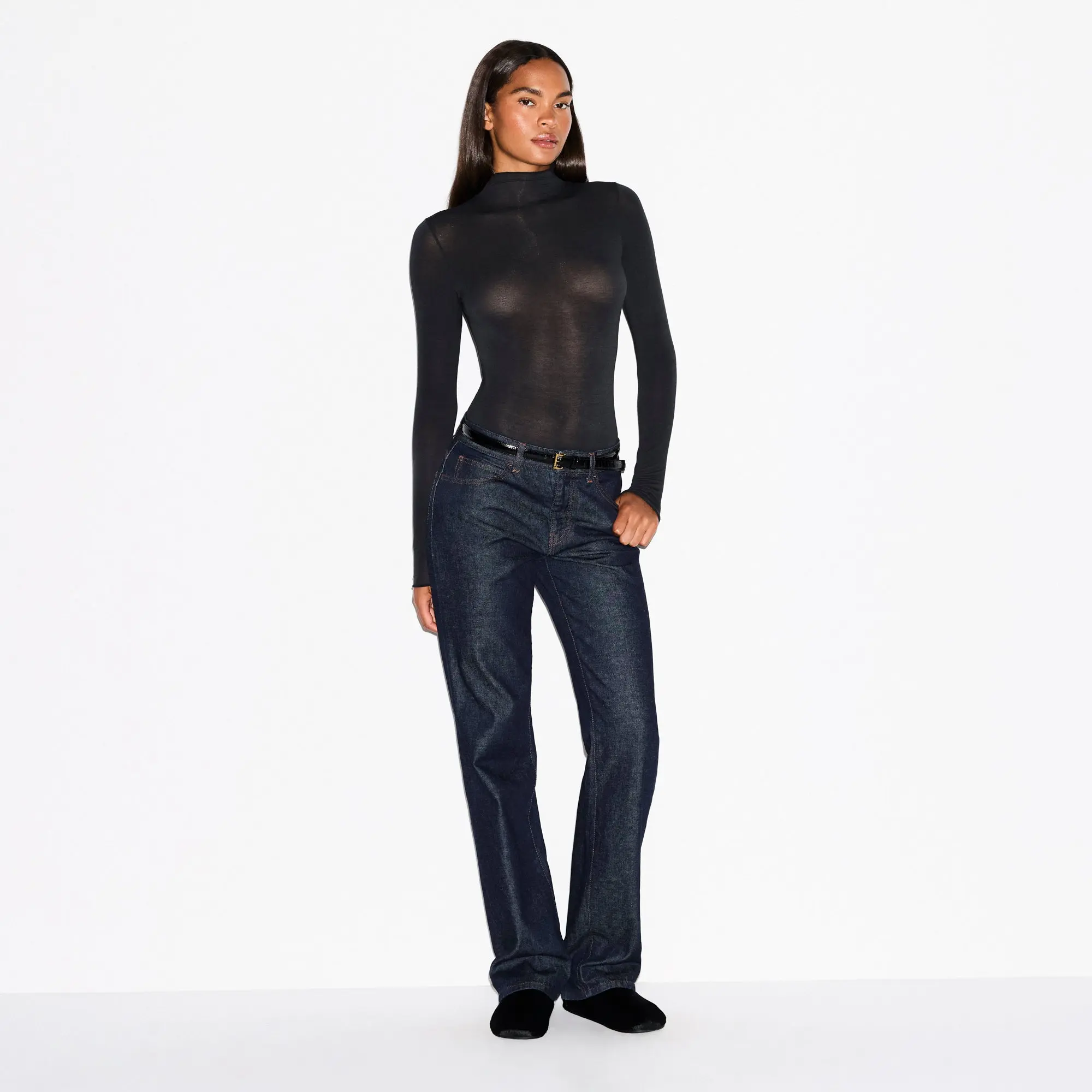 Long Sleeve Turtleneck Bodysuit - Image 4