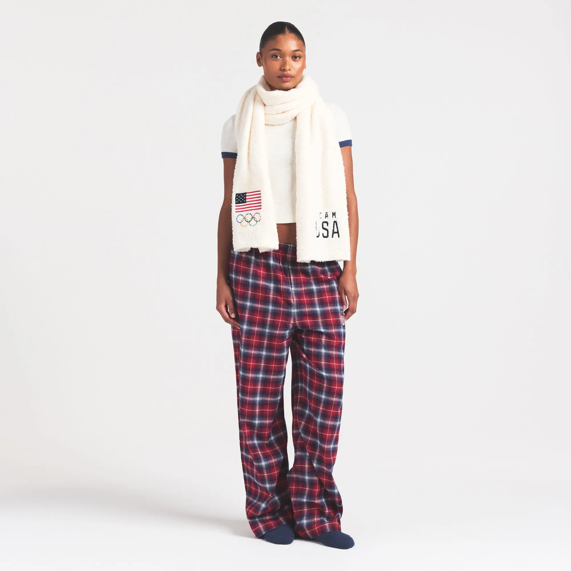 Flannel Sleep Olympic Pant - Image 4