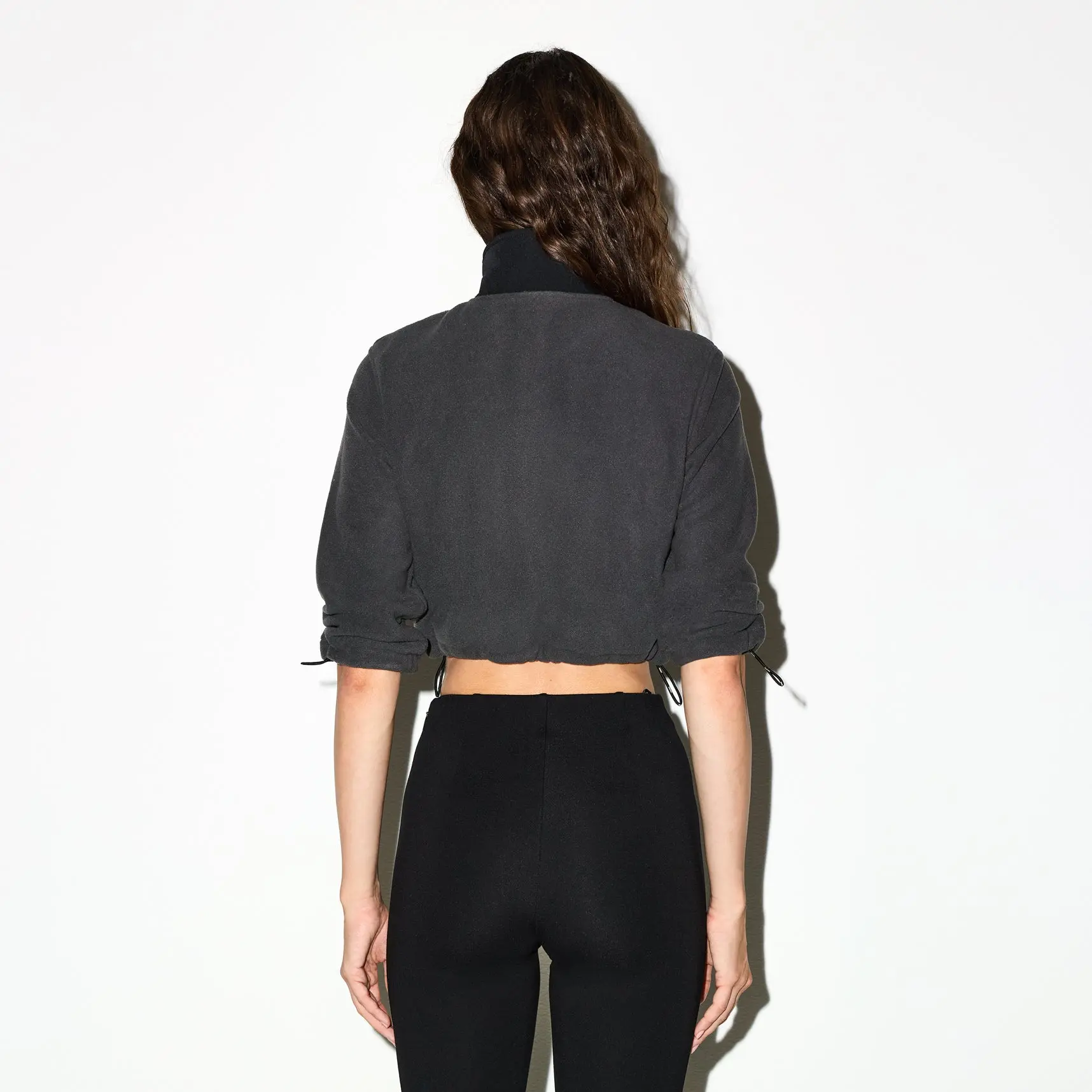 Cropped 3/4 Sleeve Jacket - Image 4