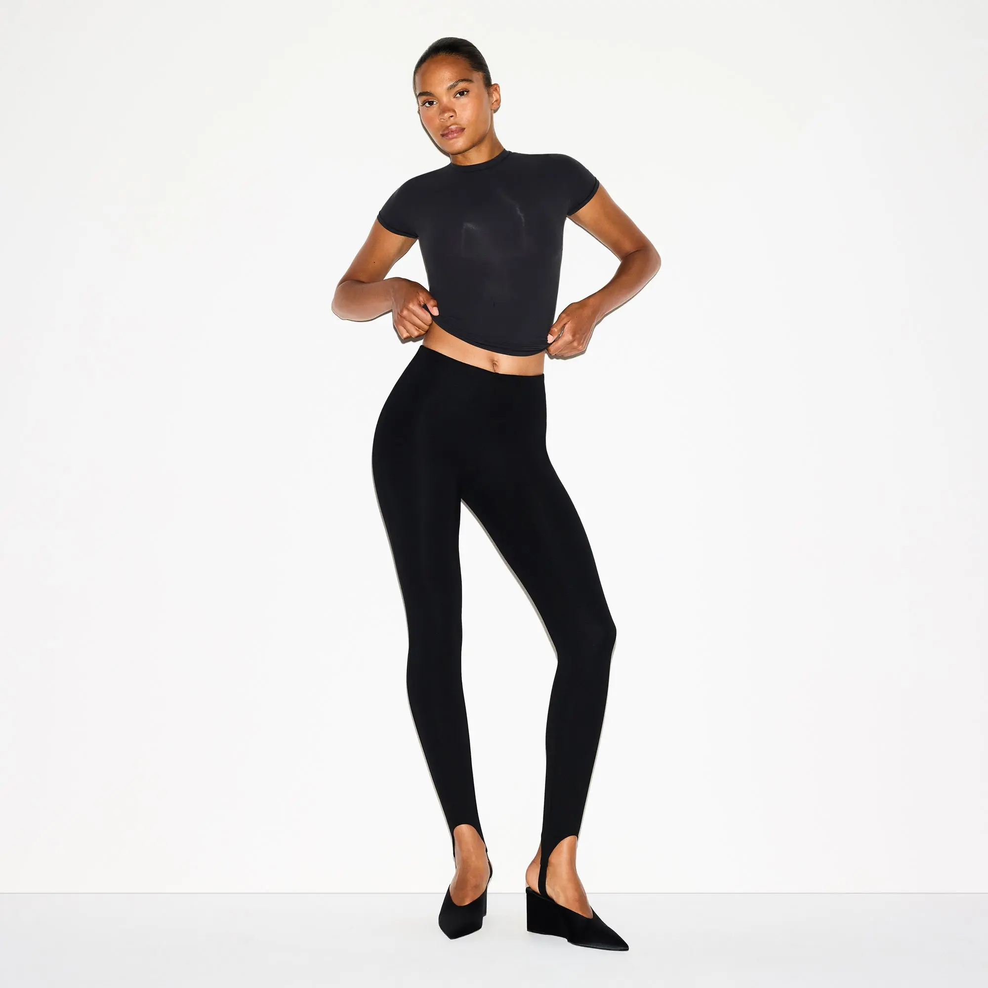 High-Waisted Stirrup Legging